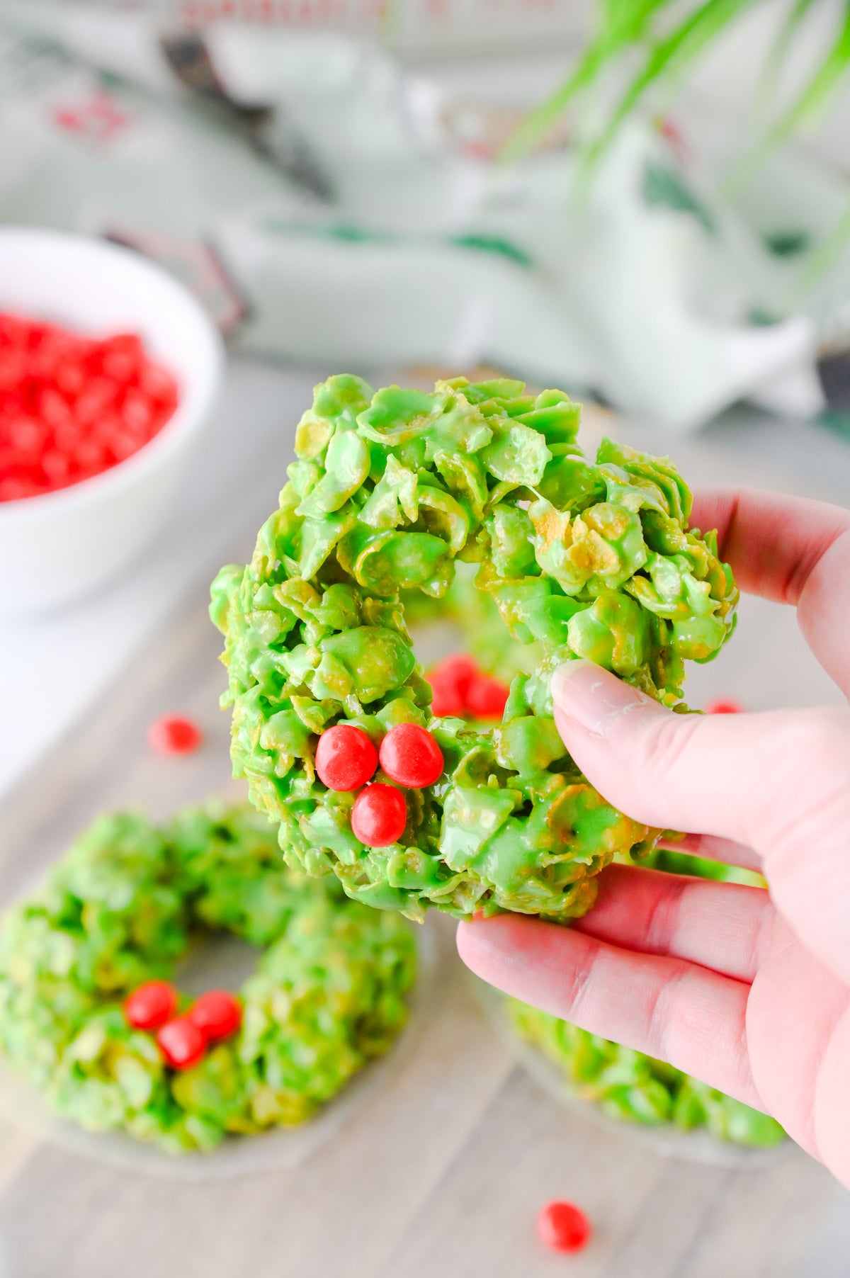 Cornflake Christmas Wreaths Set #5