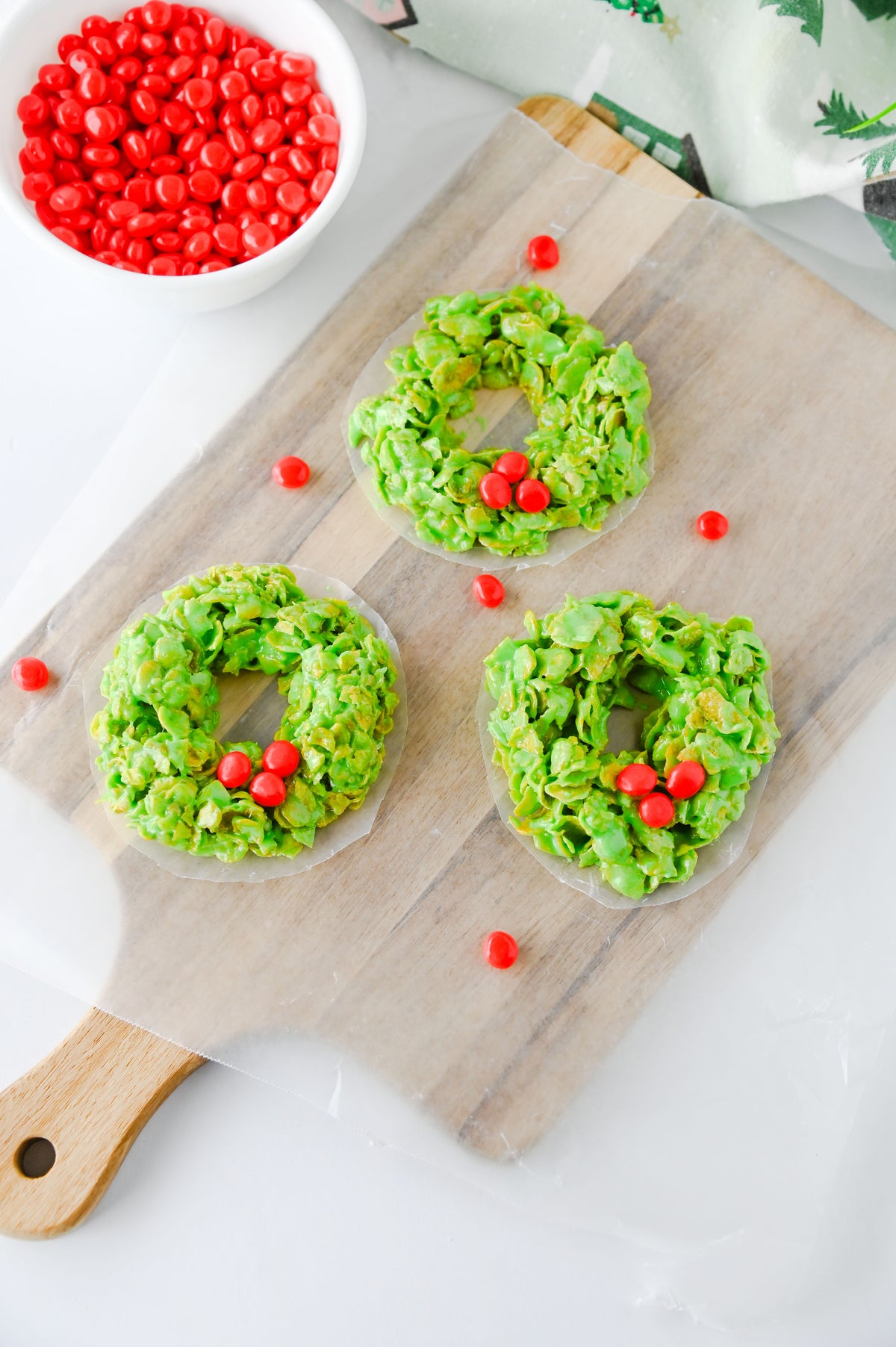 Cornflake Christmas Wreaths Set #5
