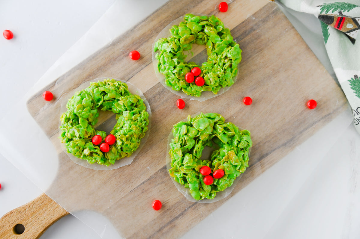 Cornflake Christmas Wreaths Set #5