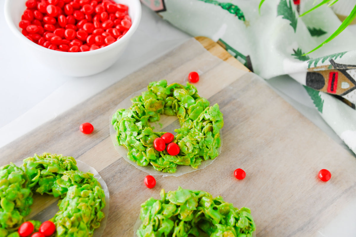 Cornflake Christmas Wreaths Set #5