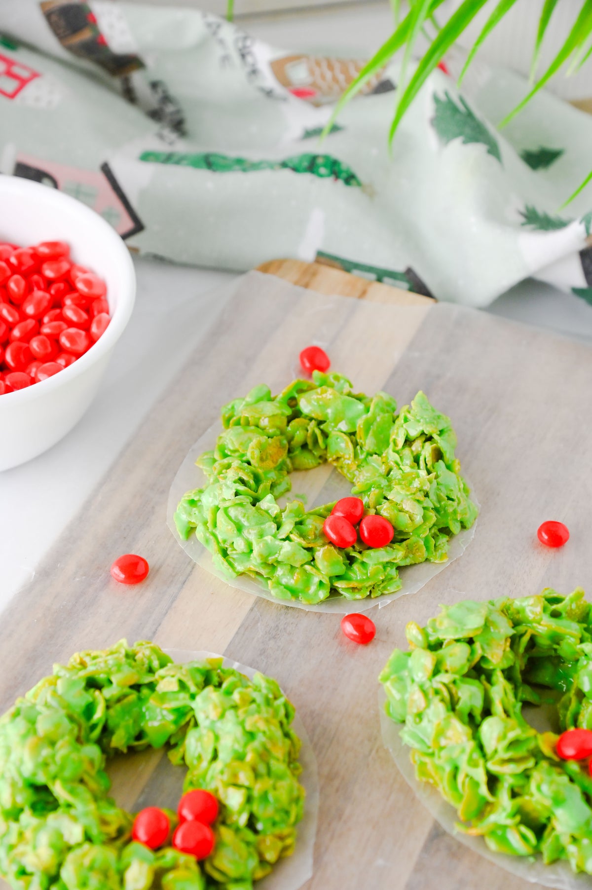 Cornflake Christmas Wreaths Set #5