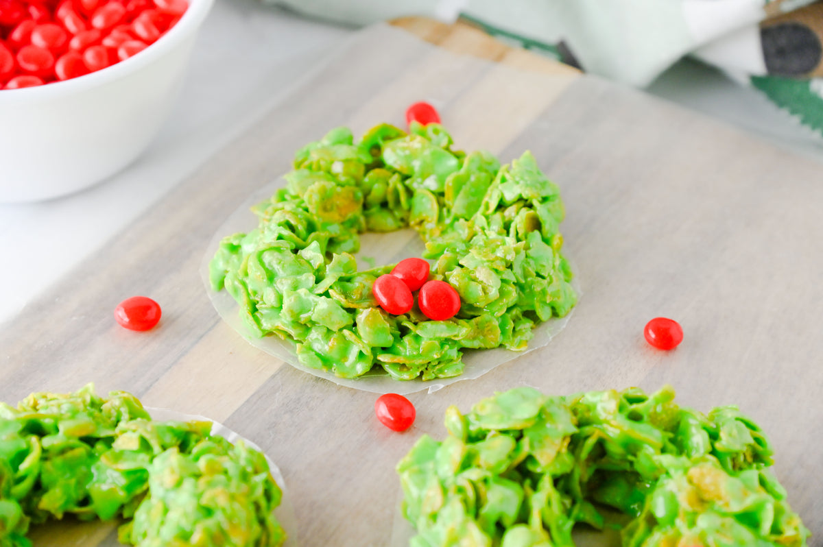 Cornflake Christmas Wreaths Set #5