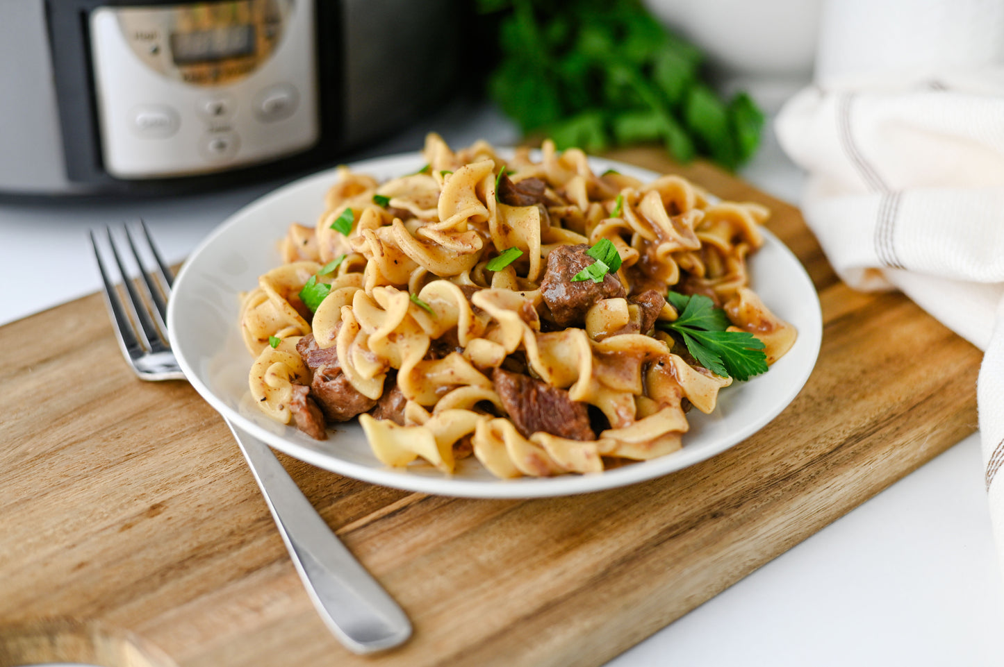 Crock Pot Beef and Noodles Set #5