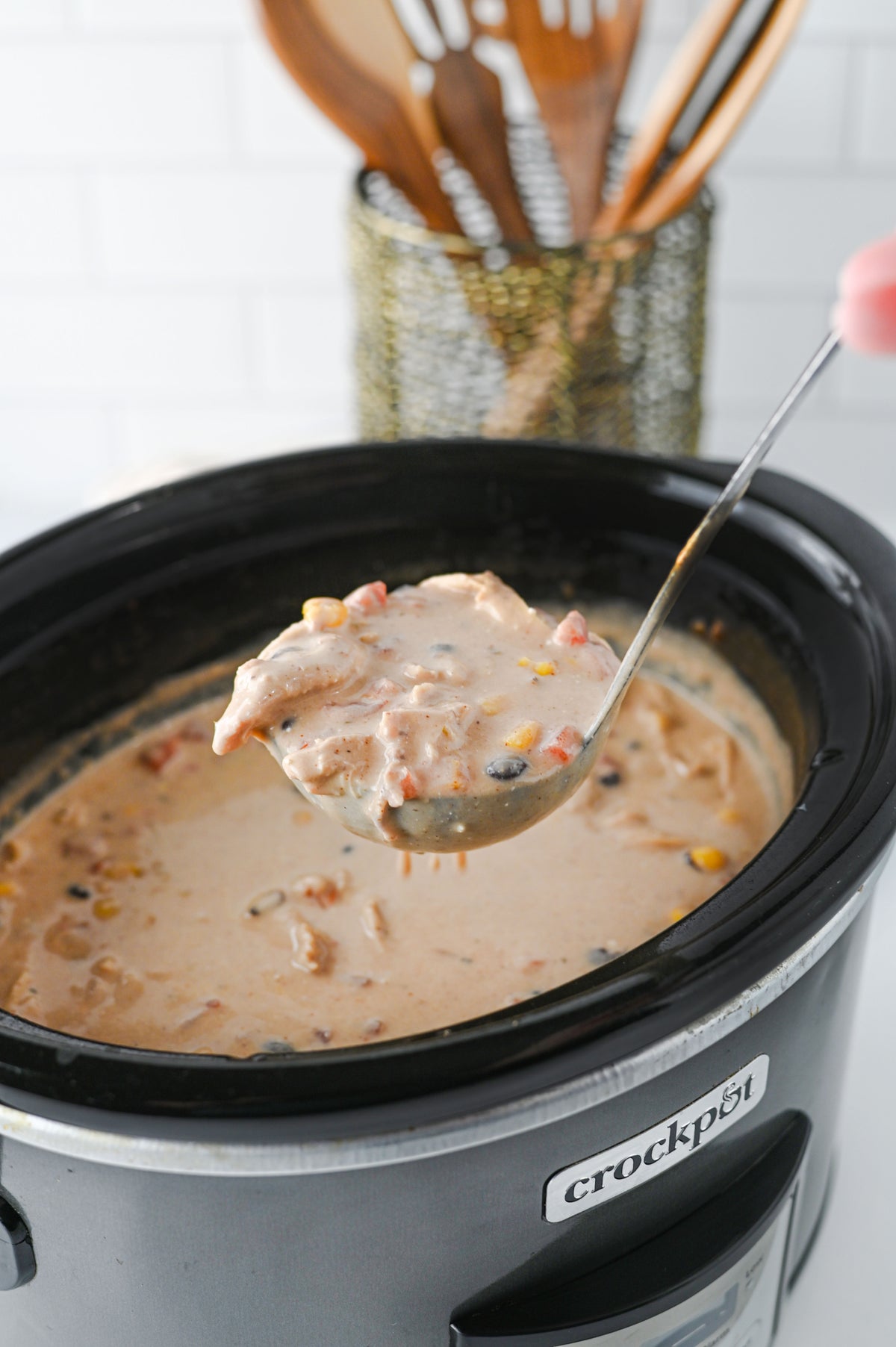 Crock Pot Cream Cheese Chicken Chili Set #5