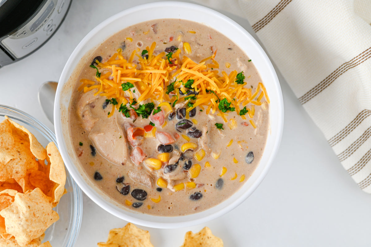 Crock Pot Cream Cheese Chicken Chili Set #5