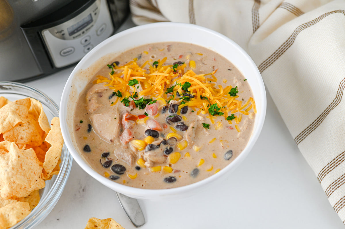 Crock Pot Cream Cheese Chicken Chili Set #5