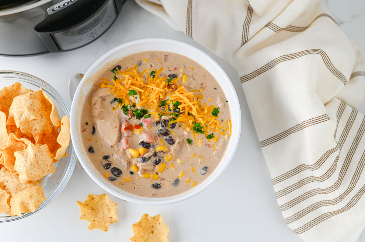 Crock Pot Cream Cheese Chicken Chili Set #5