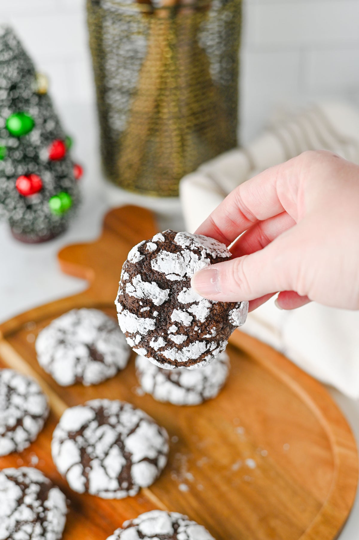 Chocolate Crinkle Cookies Set #5
