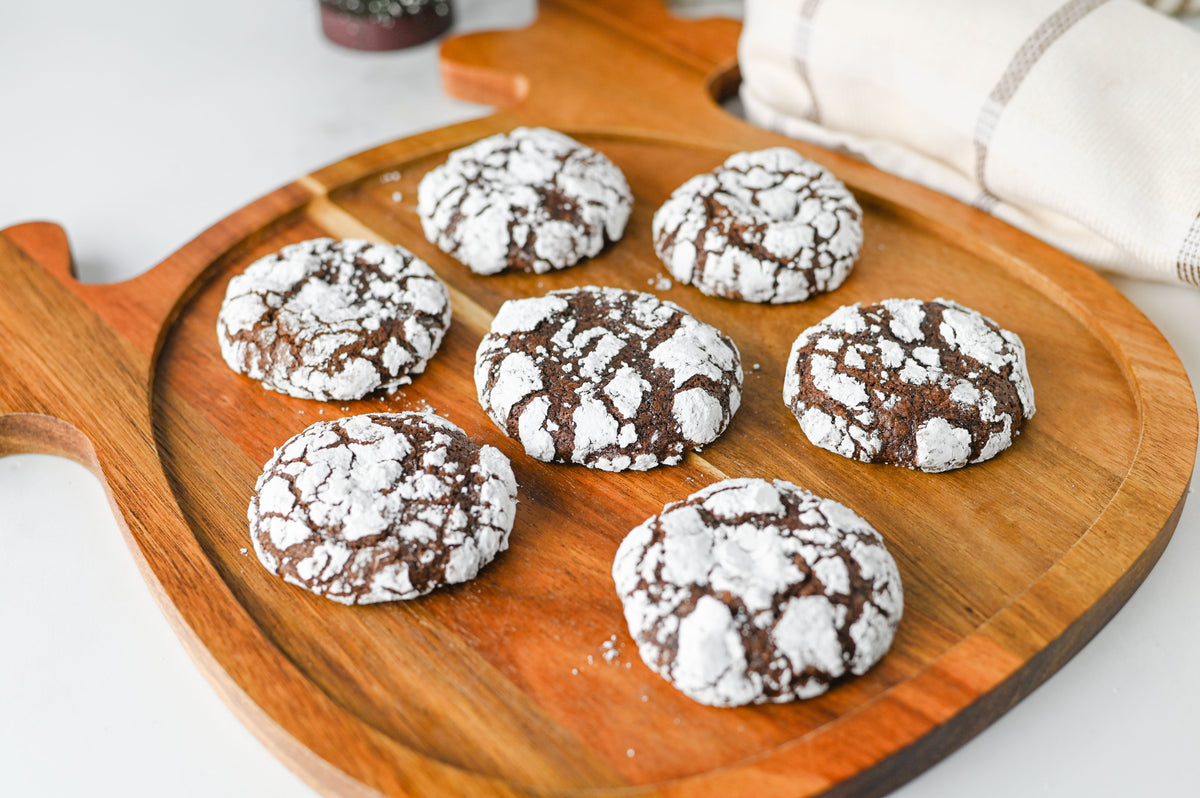 Chocolate Crinkle Cookies Set #5