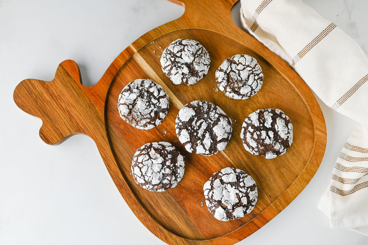 Chocolate Crinkle Cookies Set #5