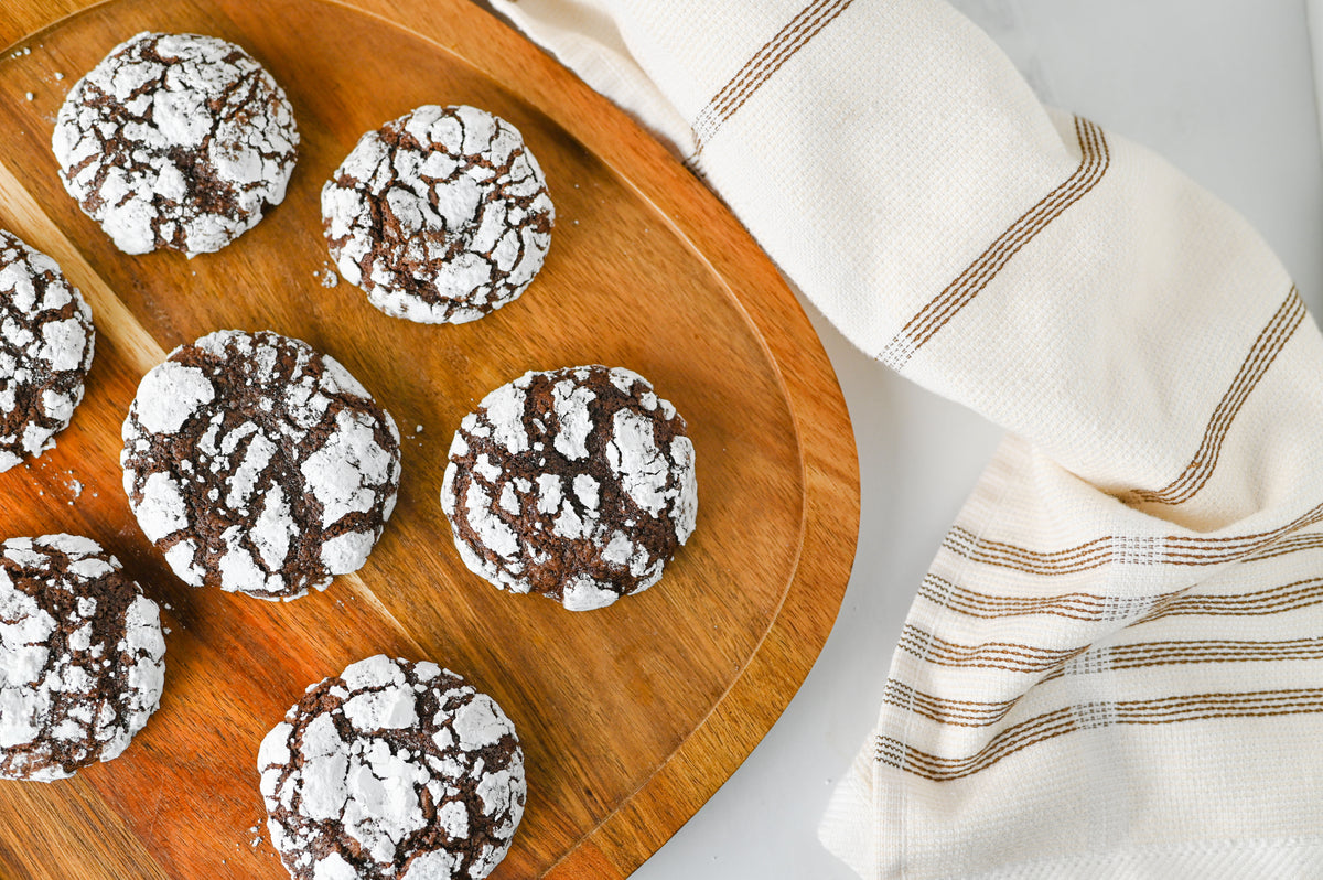 Chocolate Crinkle Cookies Set #5