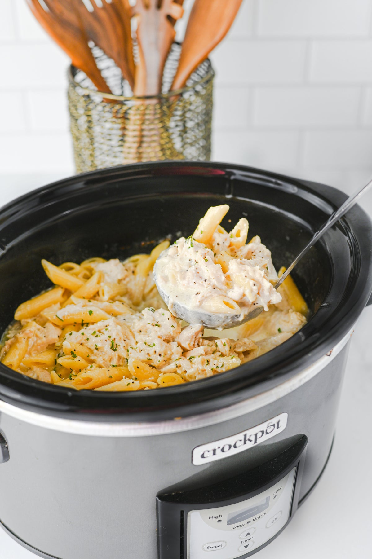 Crock Pot Chicken Alfredo Set #5