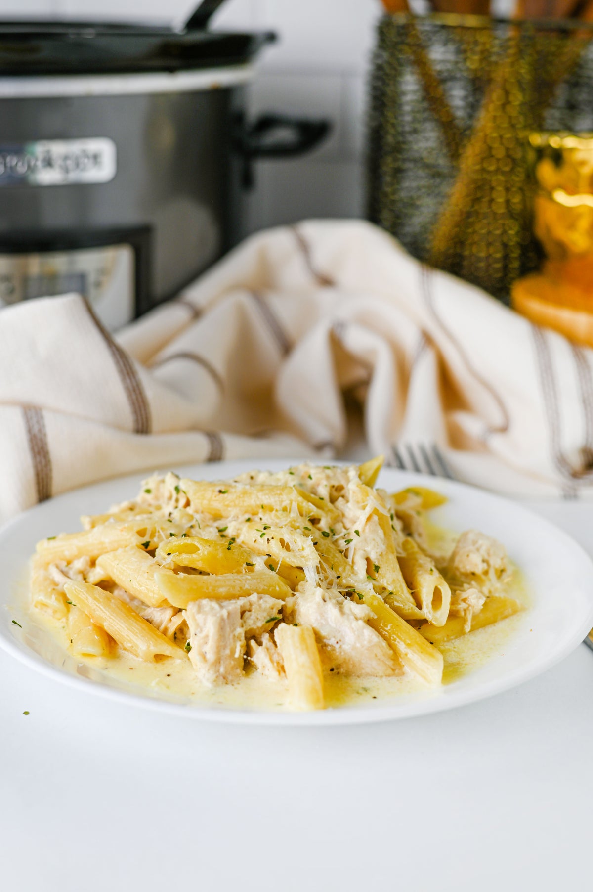 Crock Pot Chicken Alfredo Set #5
