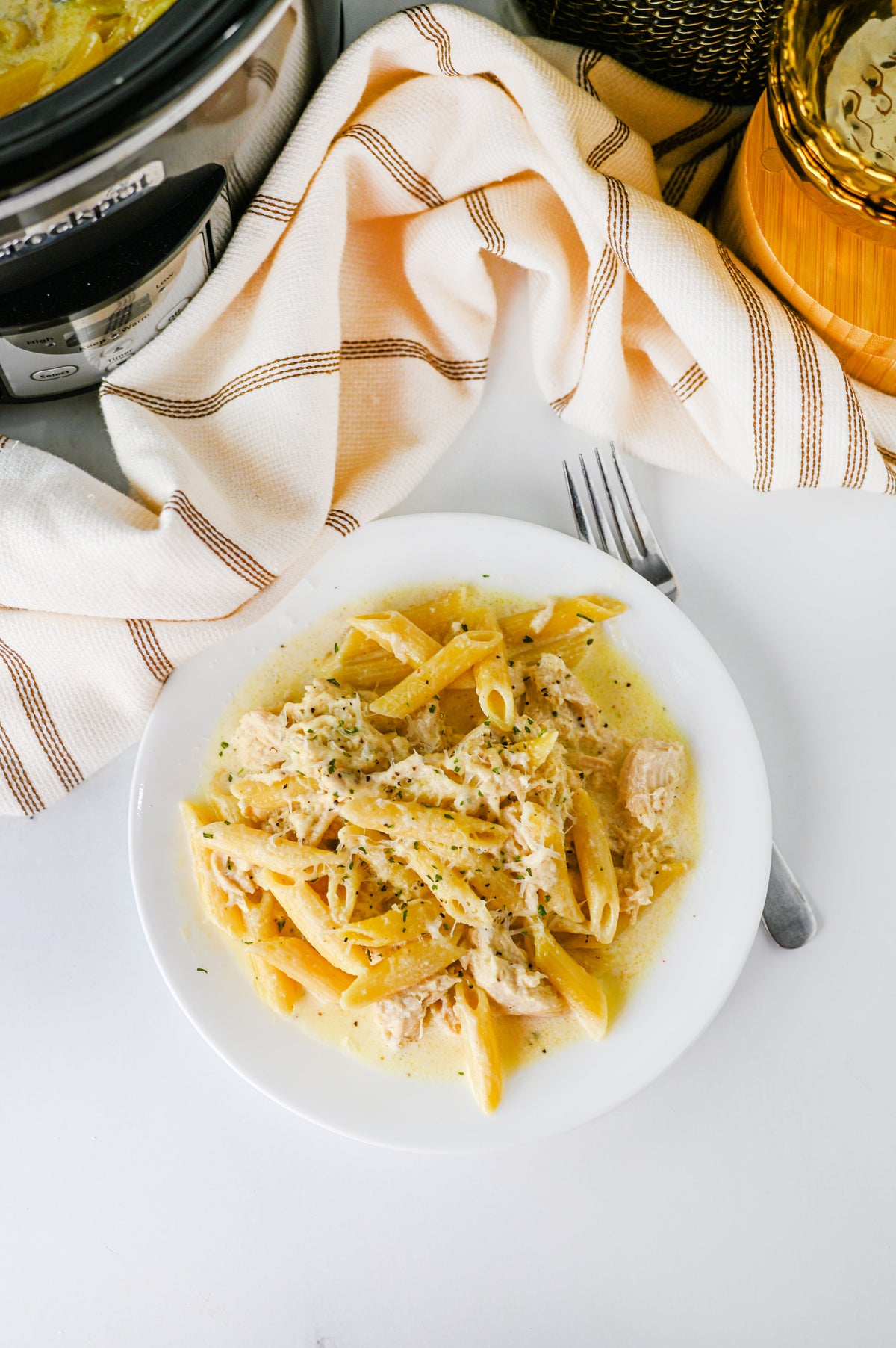 Crock Pot Chicken Alfredo Set #5