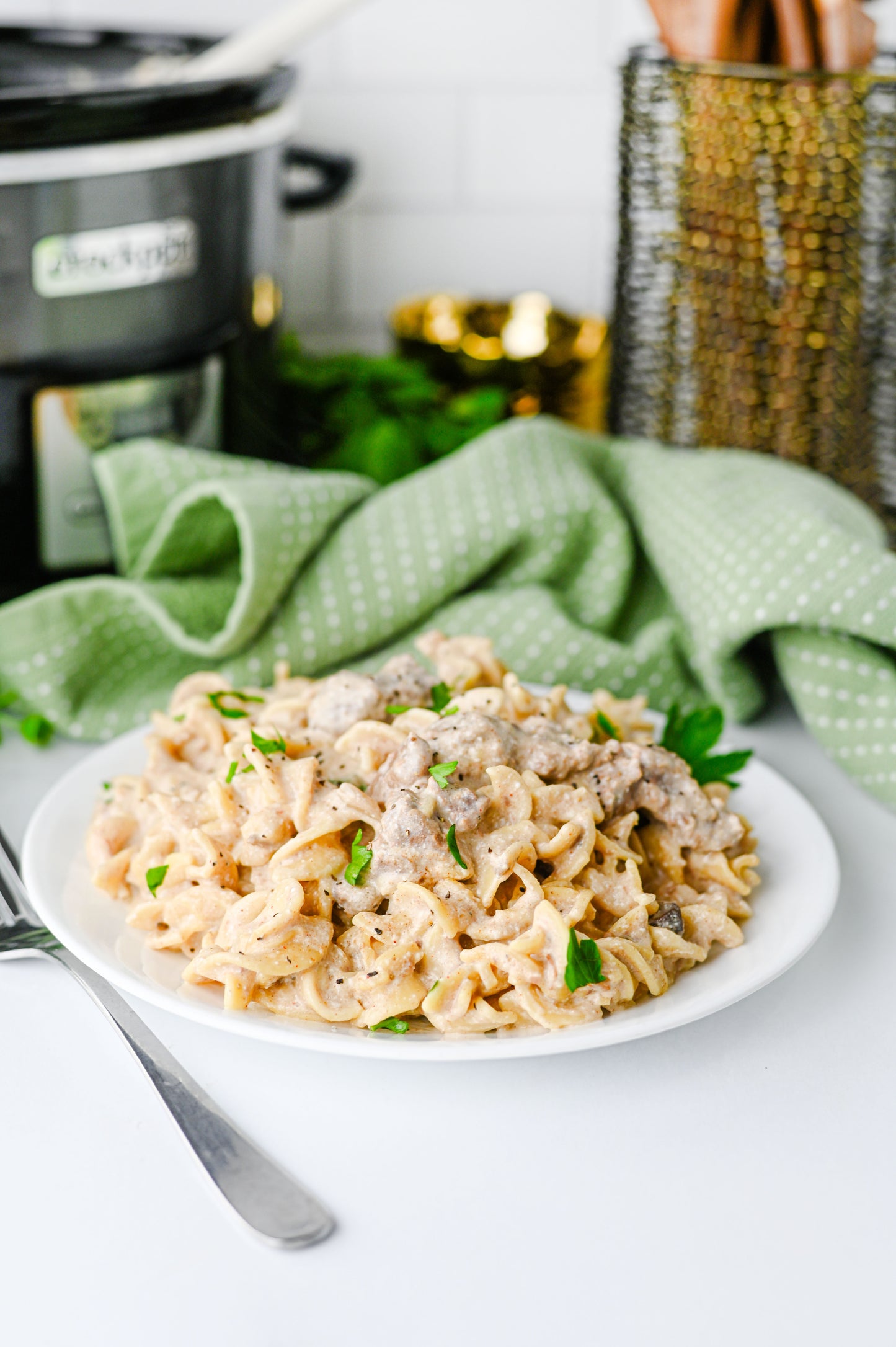 Crock Pot Beef Stroganoff Set #5