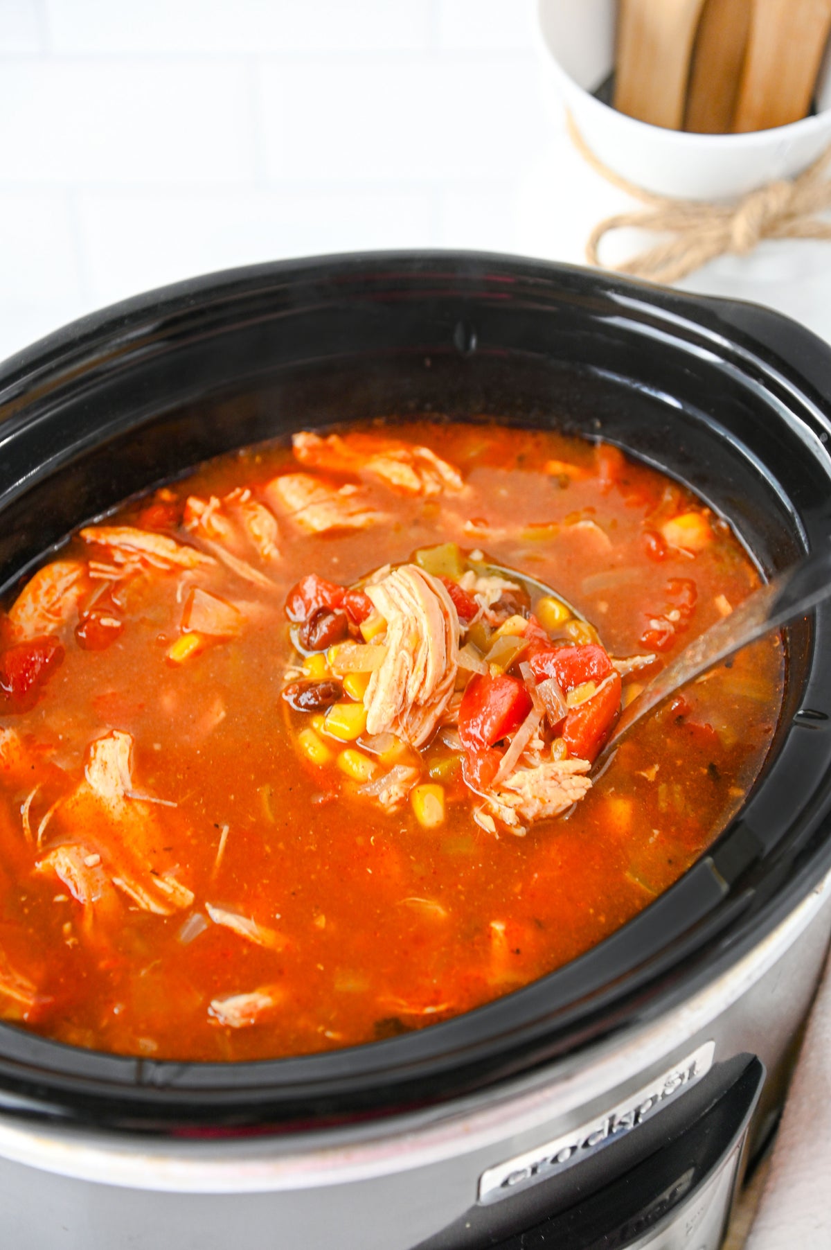 Slow Cooker Enchilada Soup Set #5