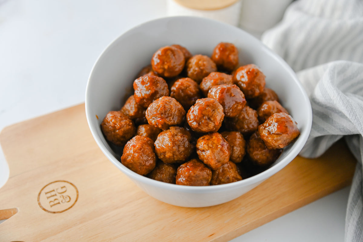Grape Jelly Meatballs Set #5