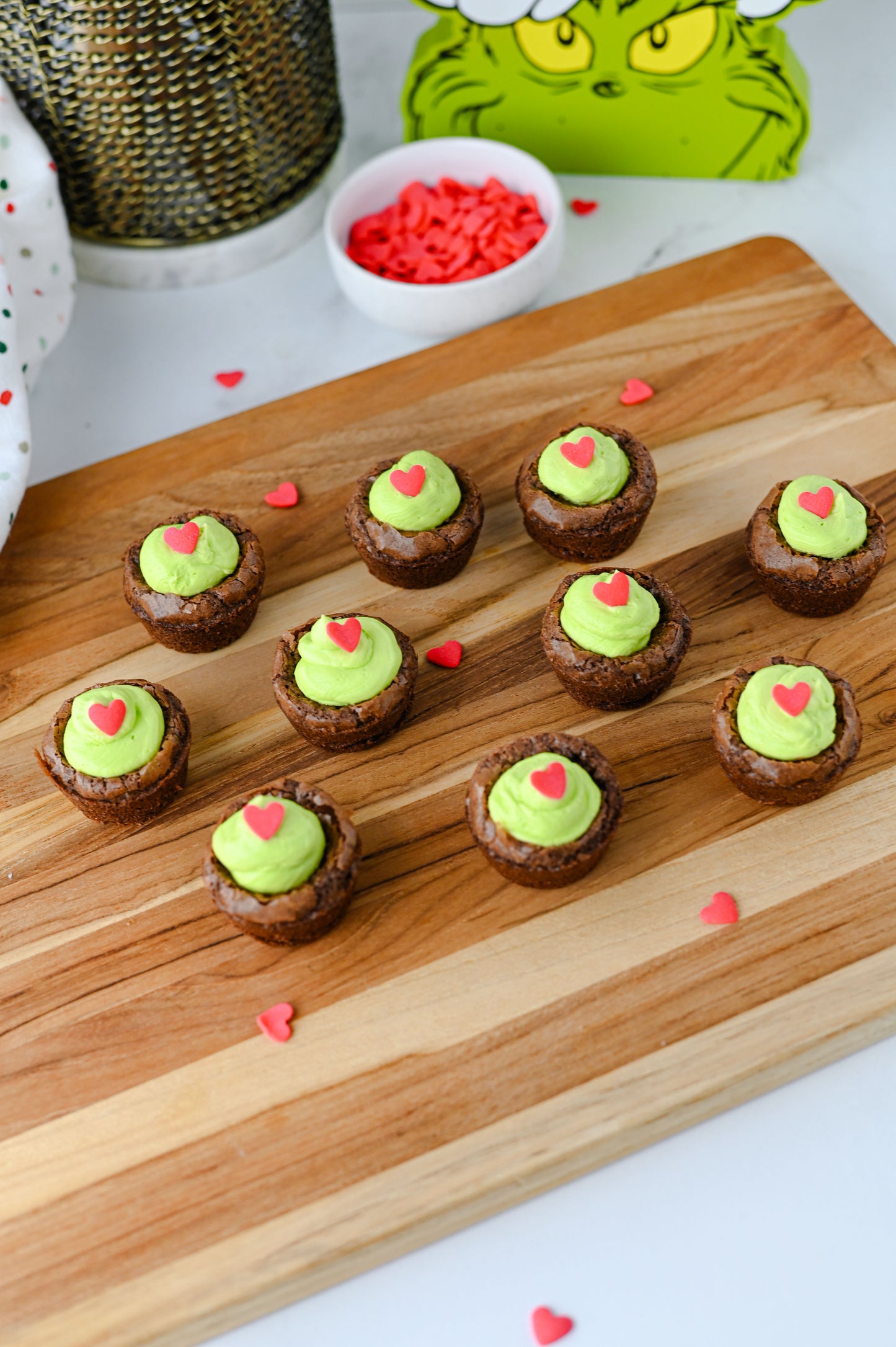 Grinch Brownie Bites Set #5