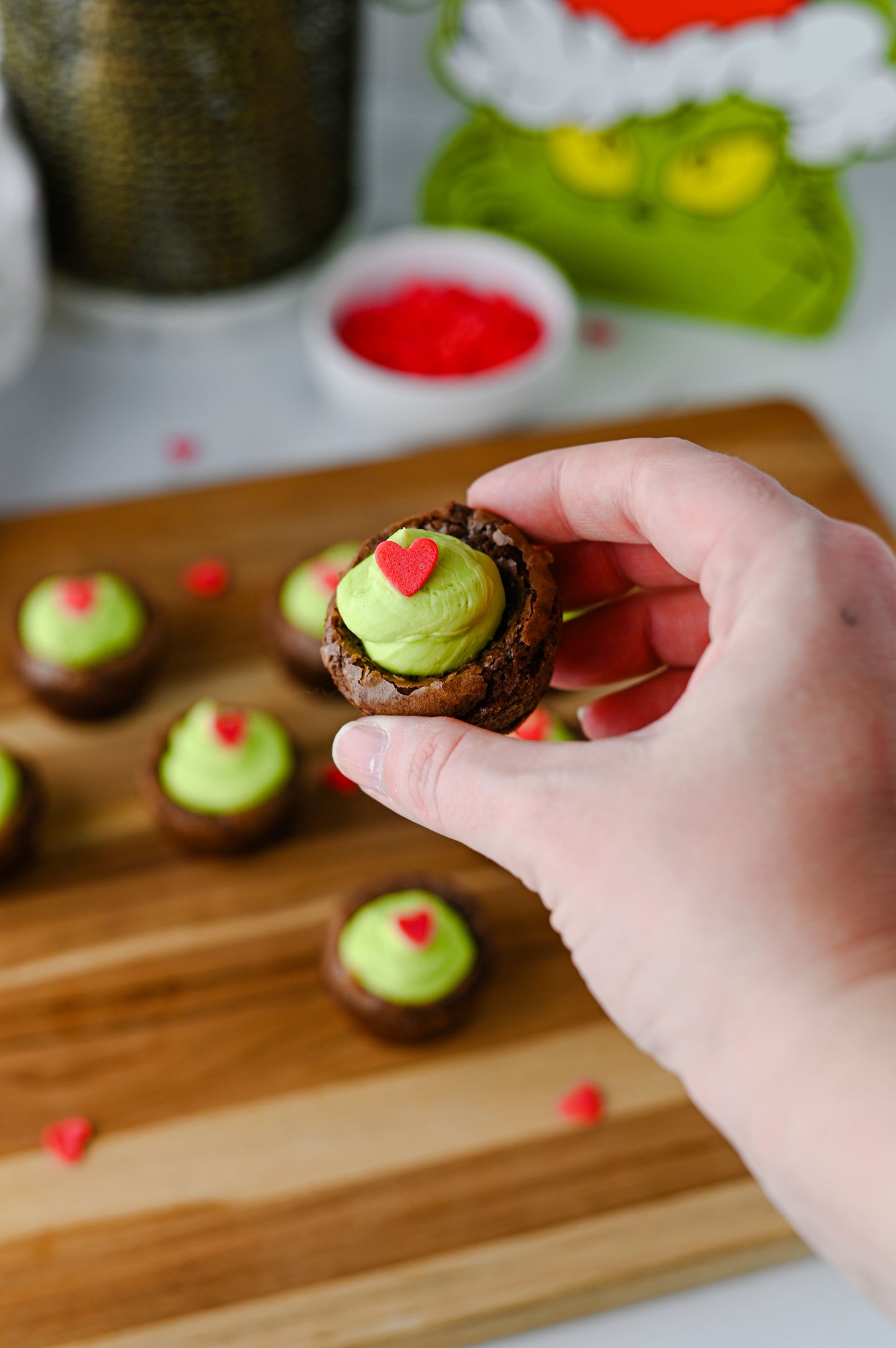 Grinch Brownie Bites Set #5