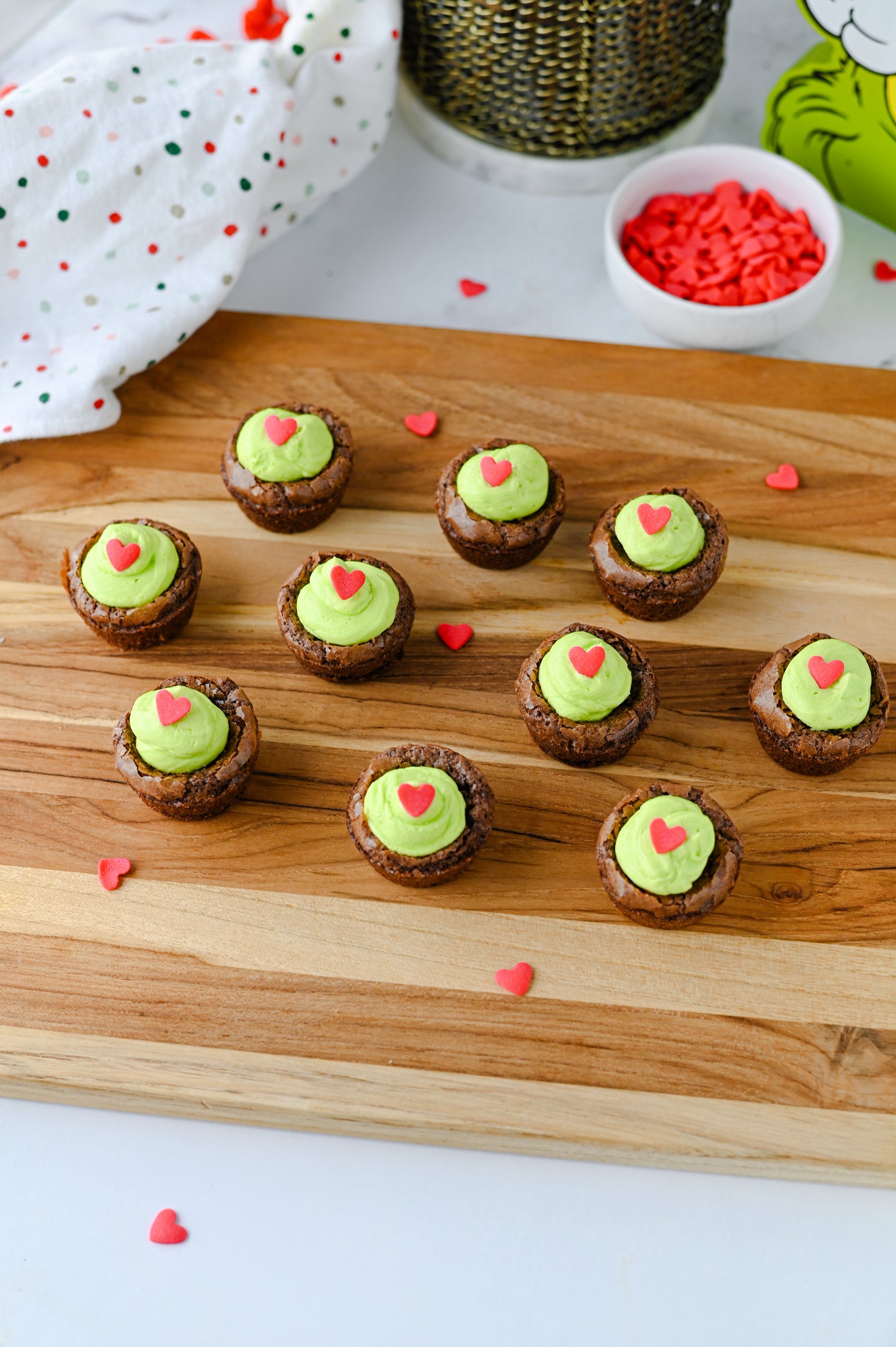 Grinch Brownie Bites Set #5