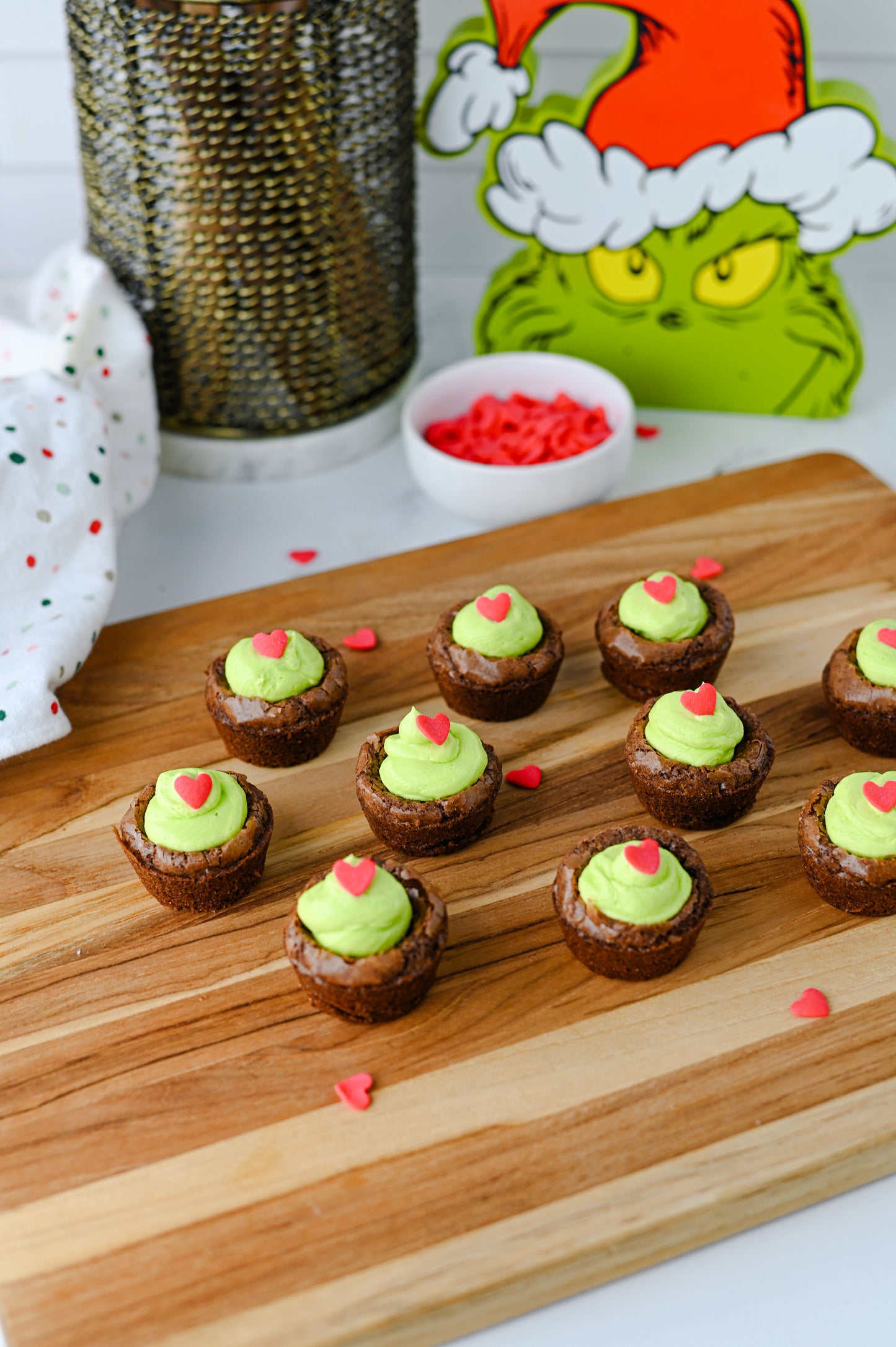 Grinch Brownie Bites Set #5