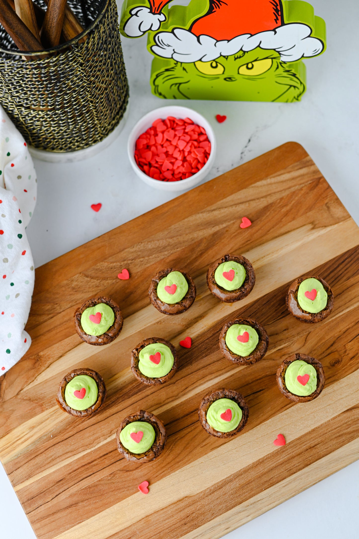 Grinch Brownie Bites Set #5