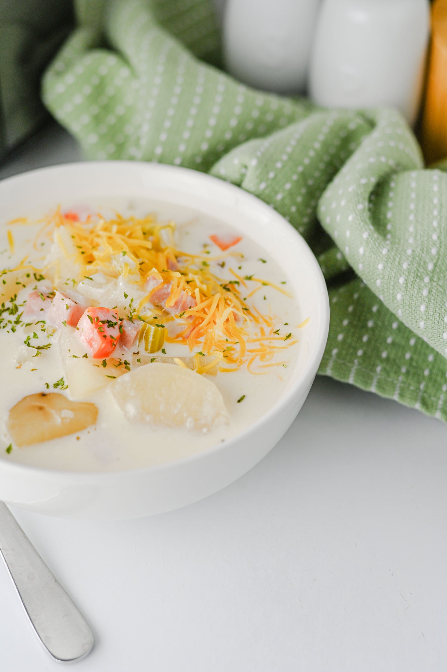 Slow Cooker Ham and Potato Soup Set #5