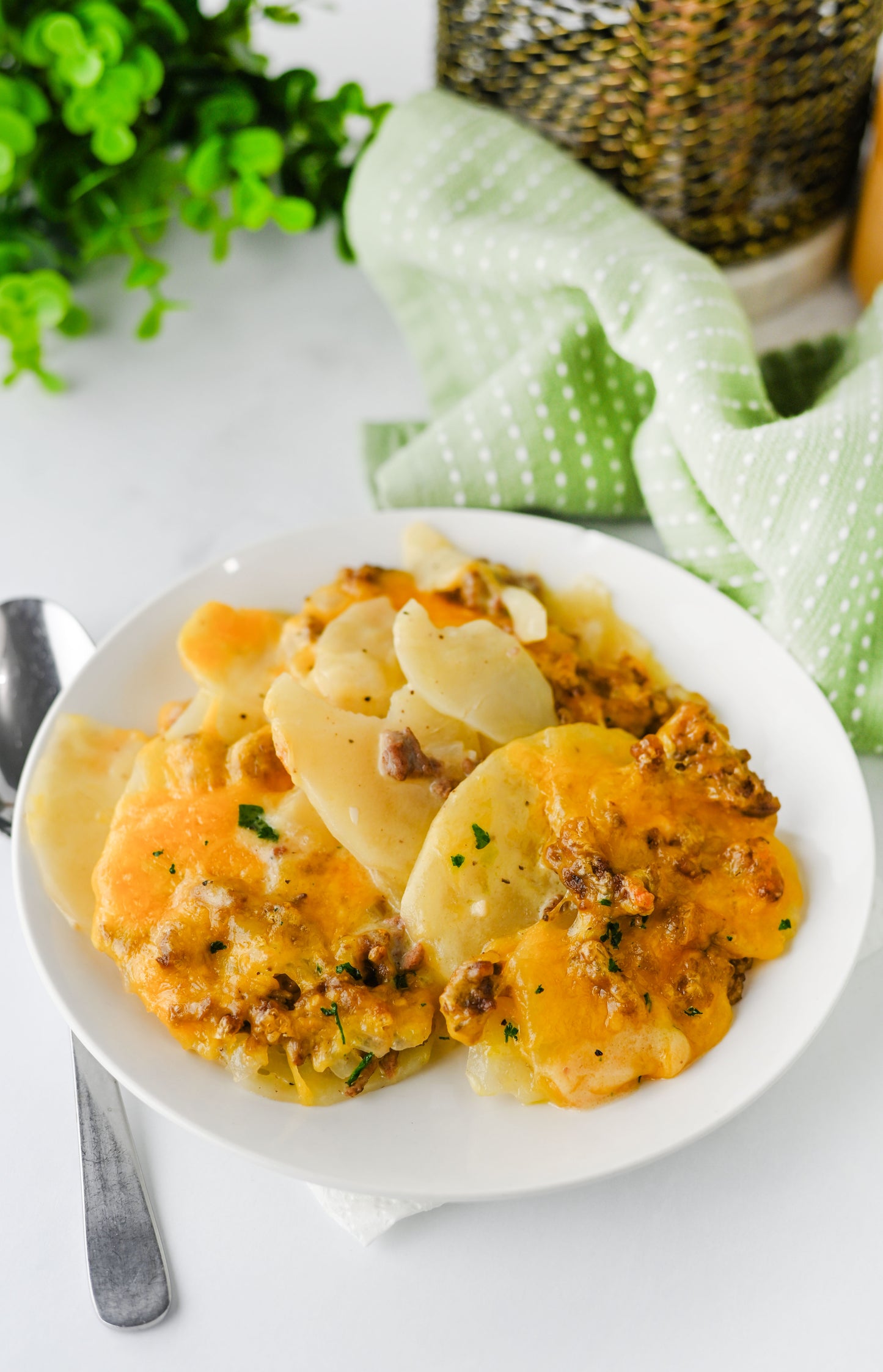Hamburger Potato Casserole Set #5