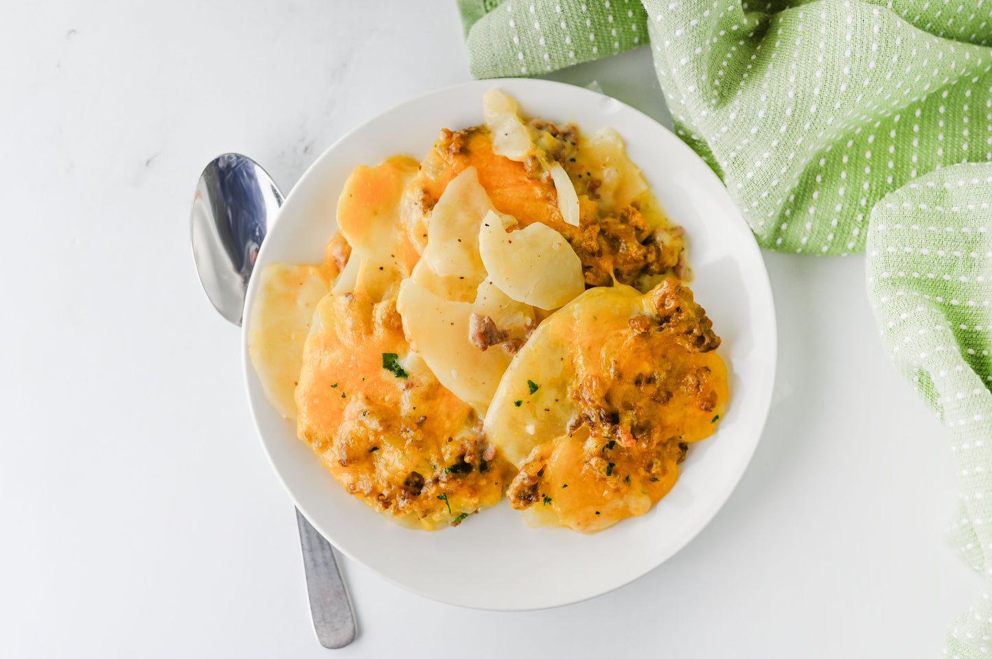 Hamburger Potato Casserole Set #5