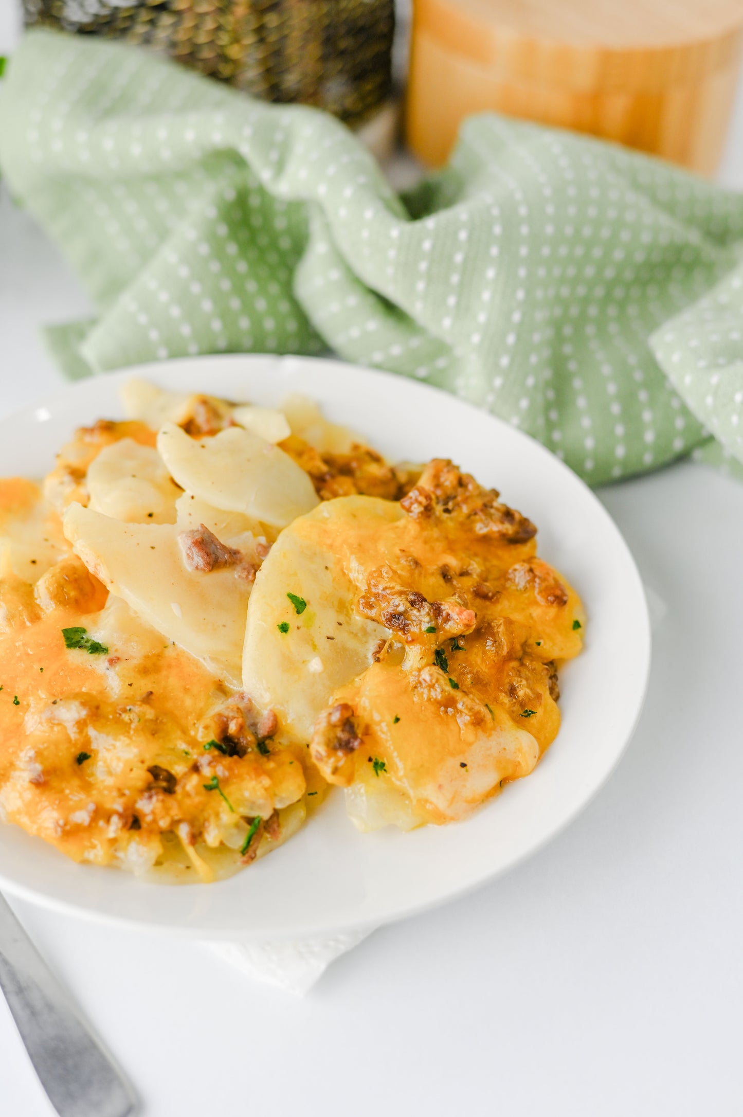 Hamburger Potato Casserole Set #5