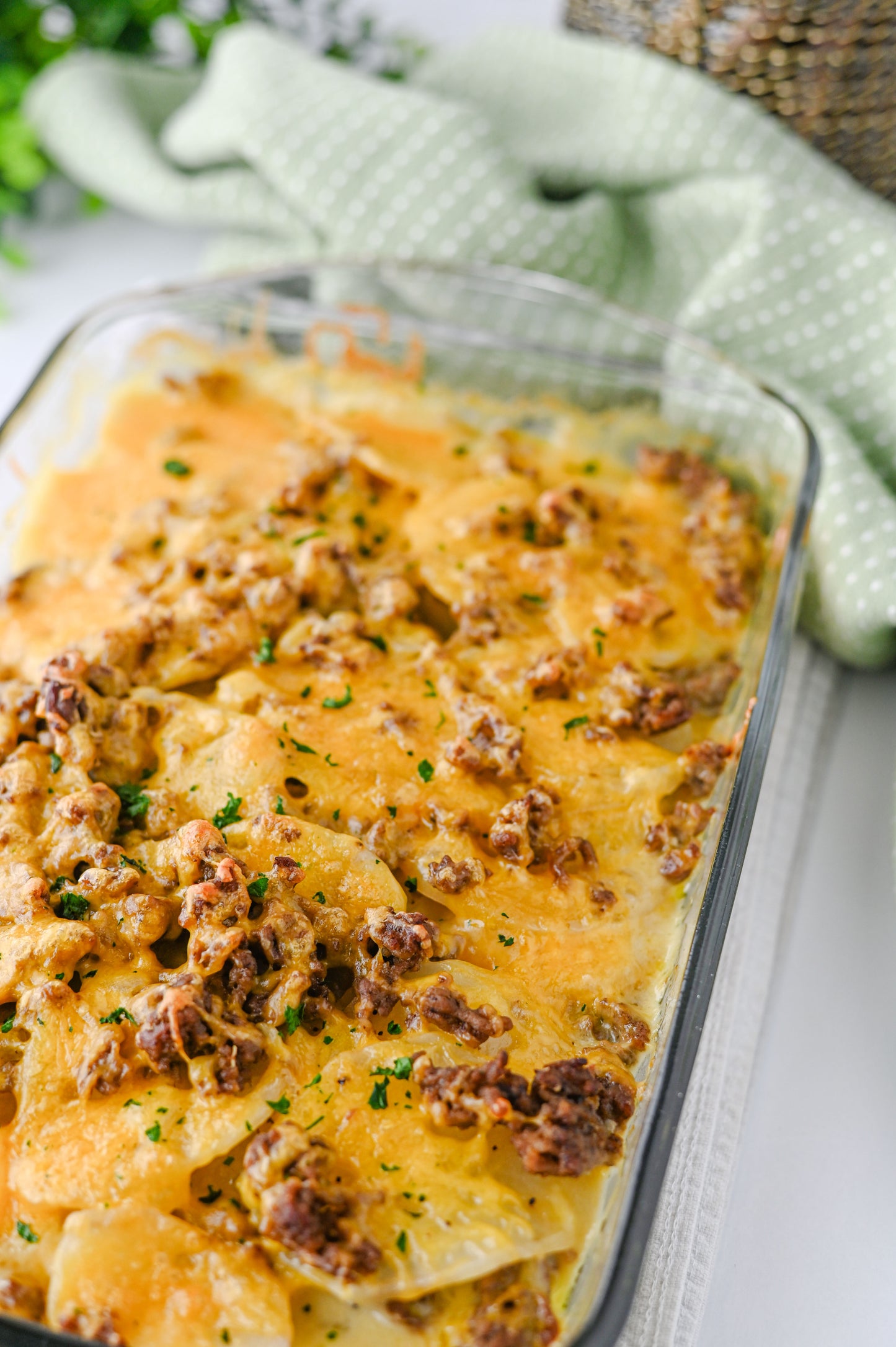 Hamburger Potato Casserole Set #5