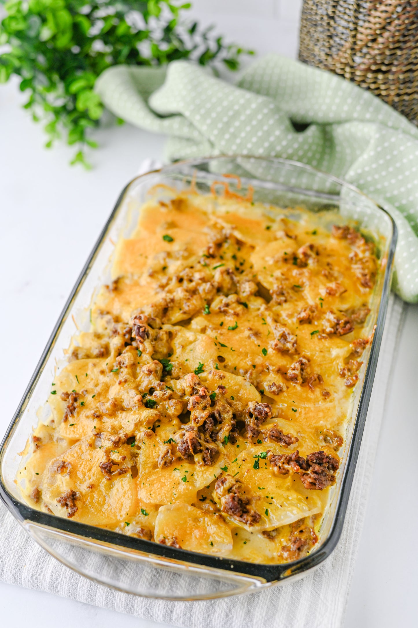 Hamburger Potato Casserole Set #5