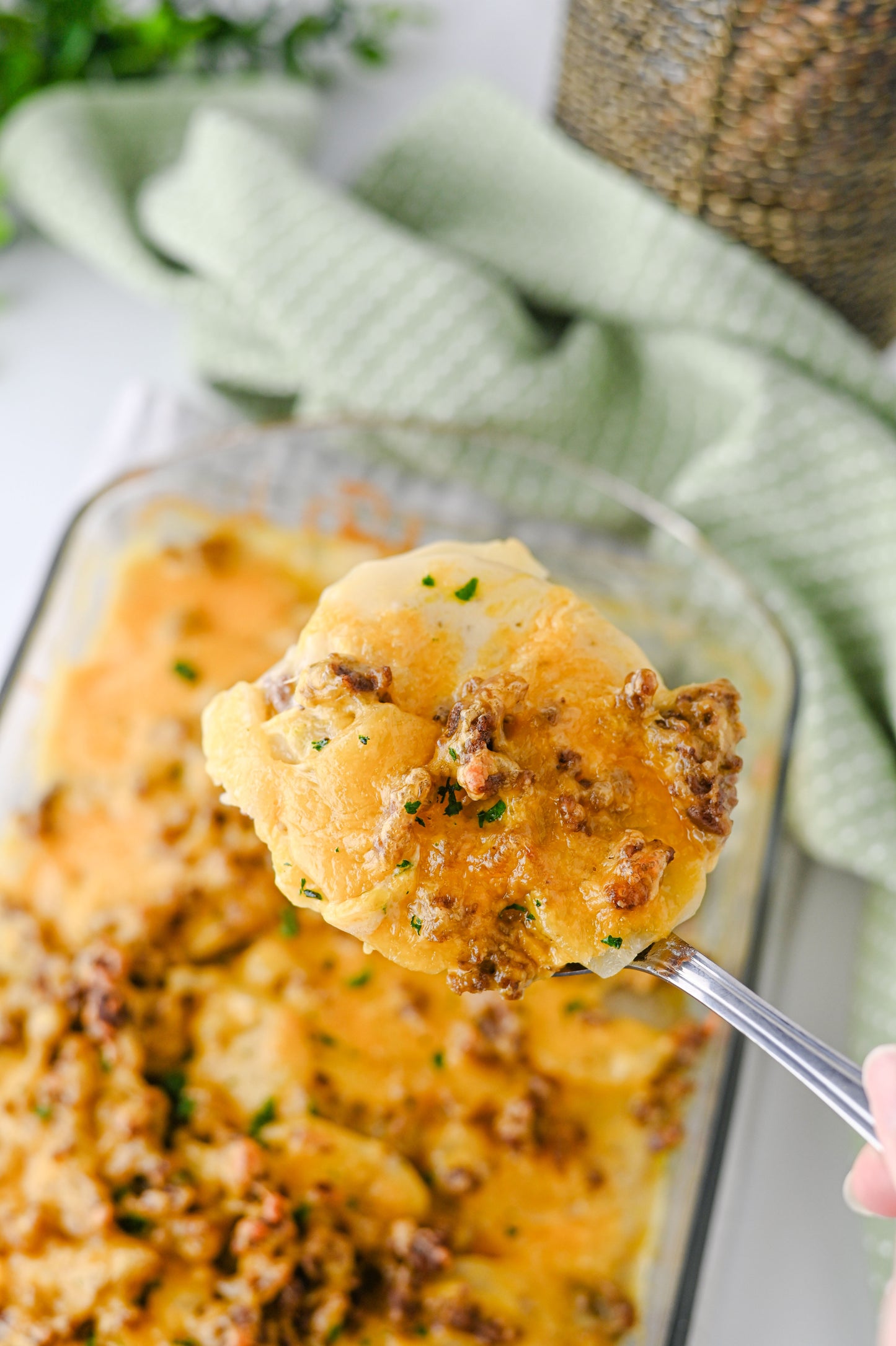 Hamburger Potato Casserole Set #5