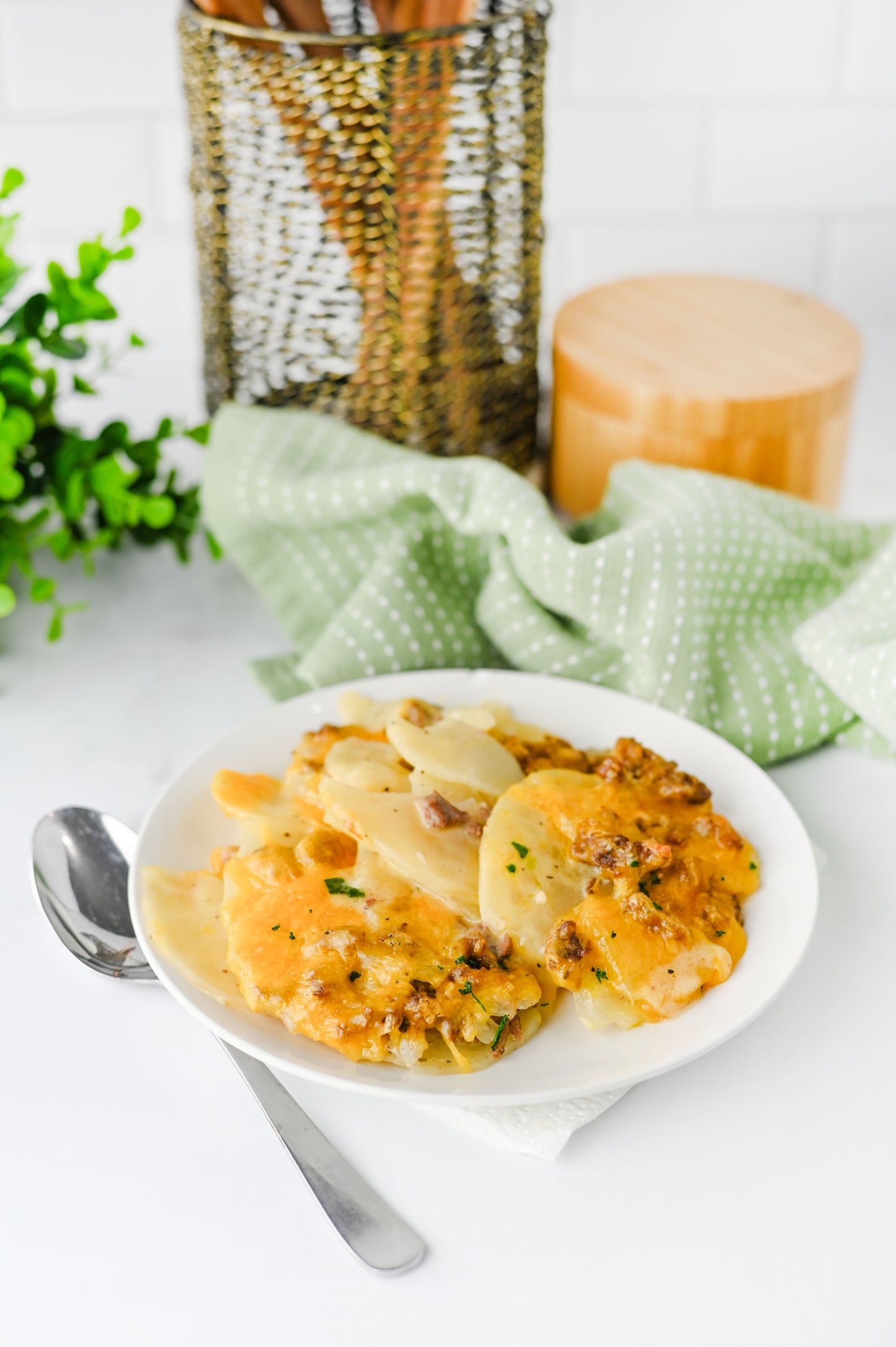 Hamburger Potato Casserole Set #5