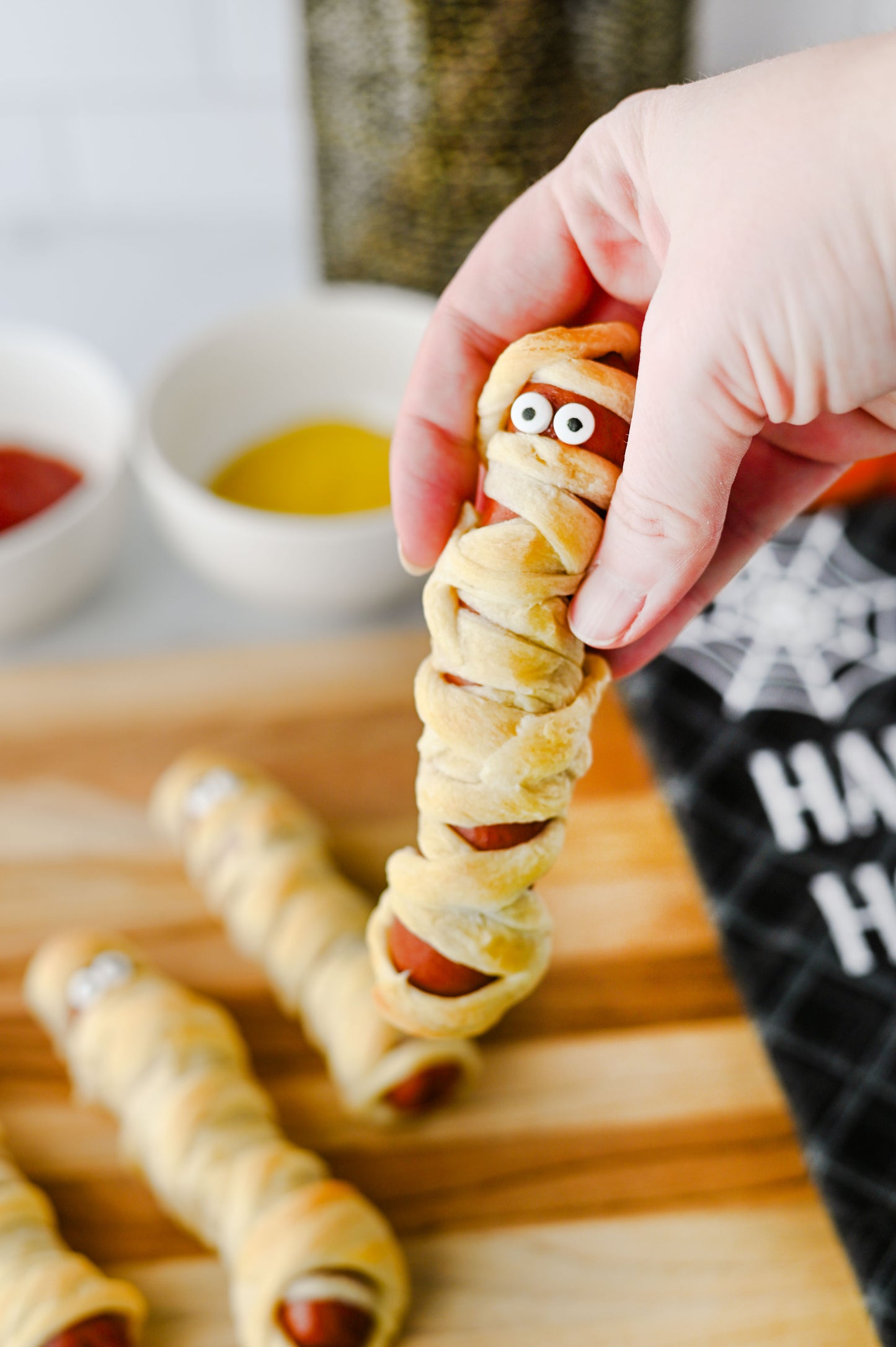 Mummy Hot Dogs Set #5