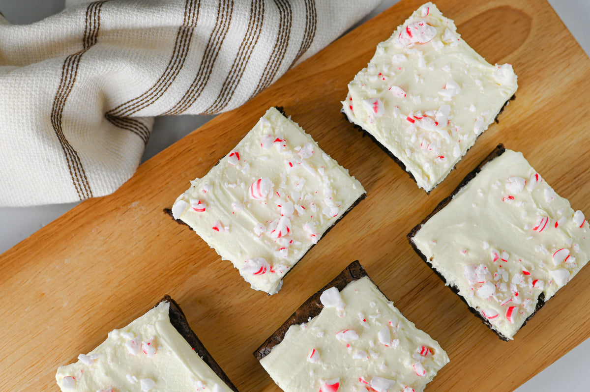 Peppermint Bark Brownies Set #5