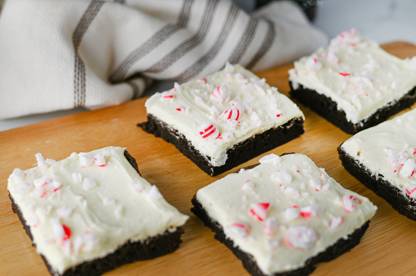 Peppermint Bark Brownies Set #5