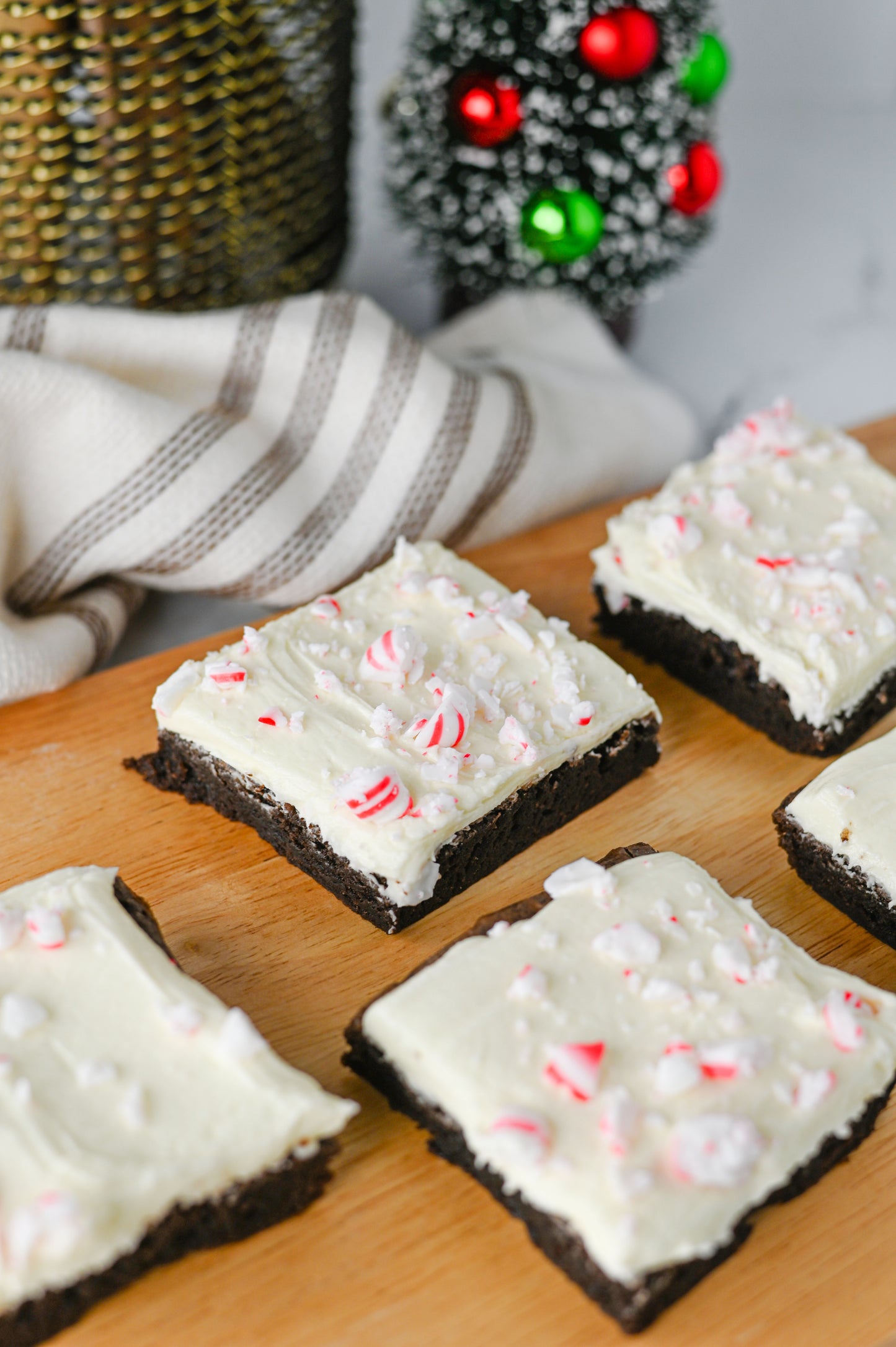 Peppermint Bark Brownies Set #5