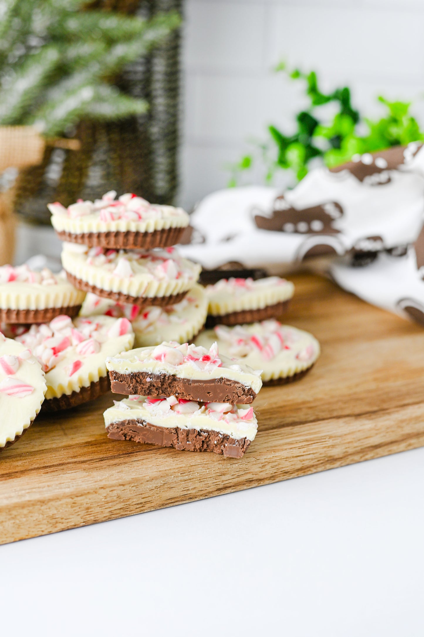 Peppermint Bark Cups Set #5