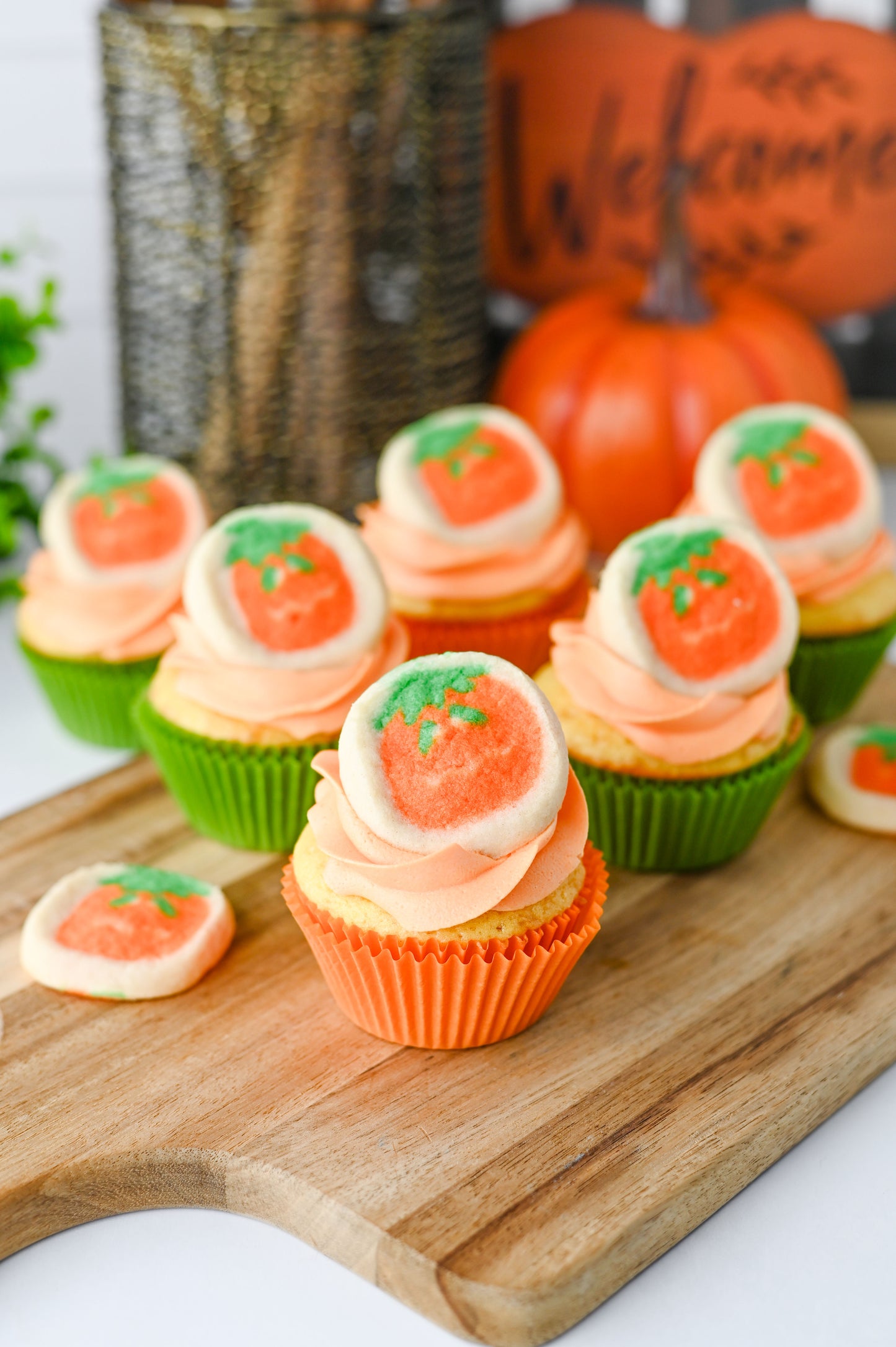 Pillsbury Pumpkin Cookie Cupcakes Set #5