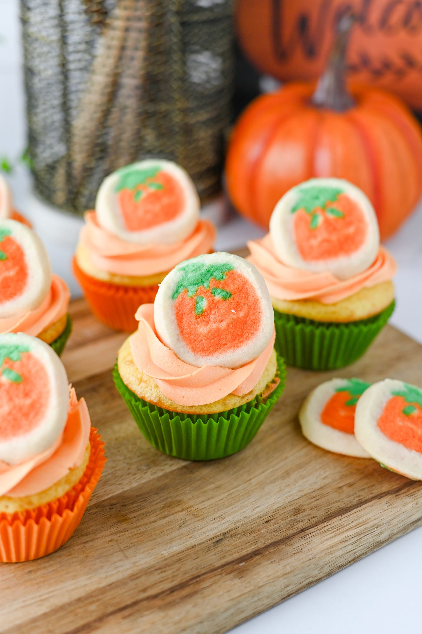 Pillsbury Pumpkin Cookie Cupcakes Set #5