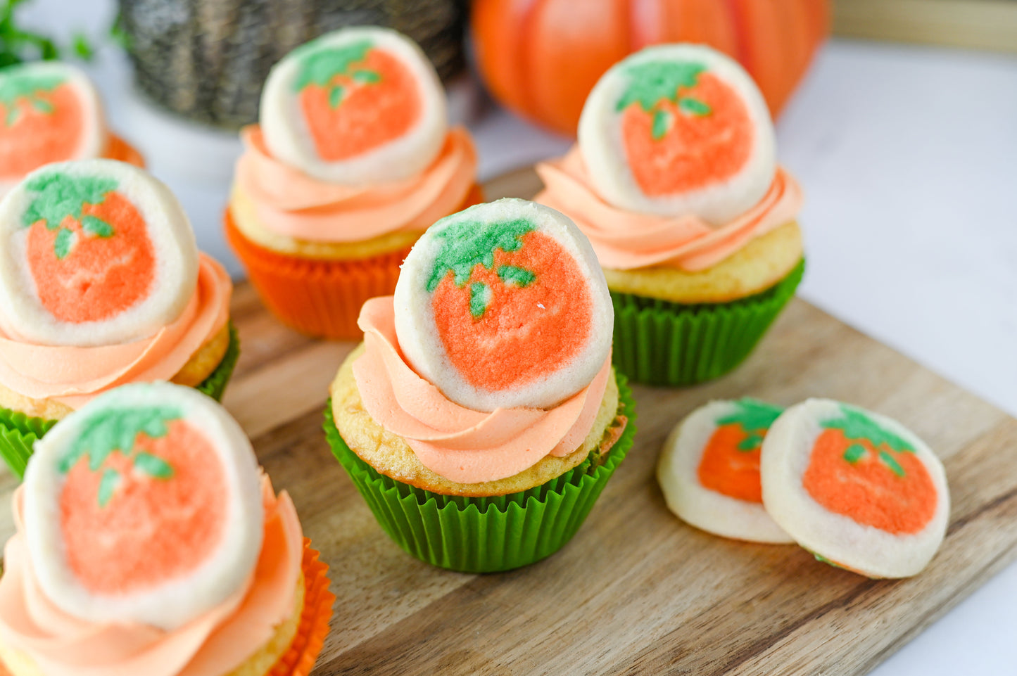 Pillsbury Pumpkin Cookie Cupcakes Set #5