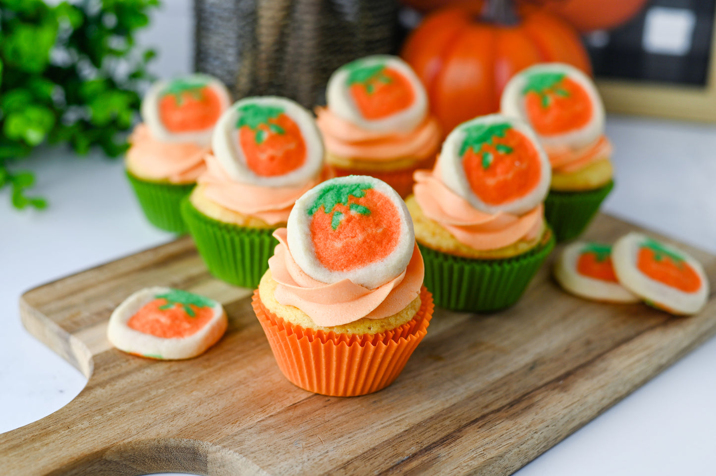 Pillsbury Pumpkin Cookie Cupcakes Set #5