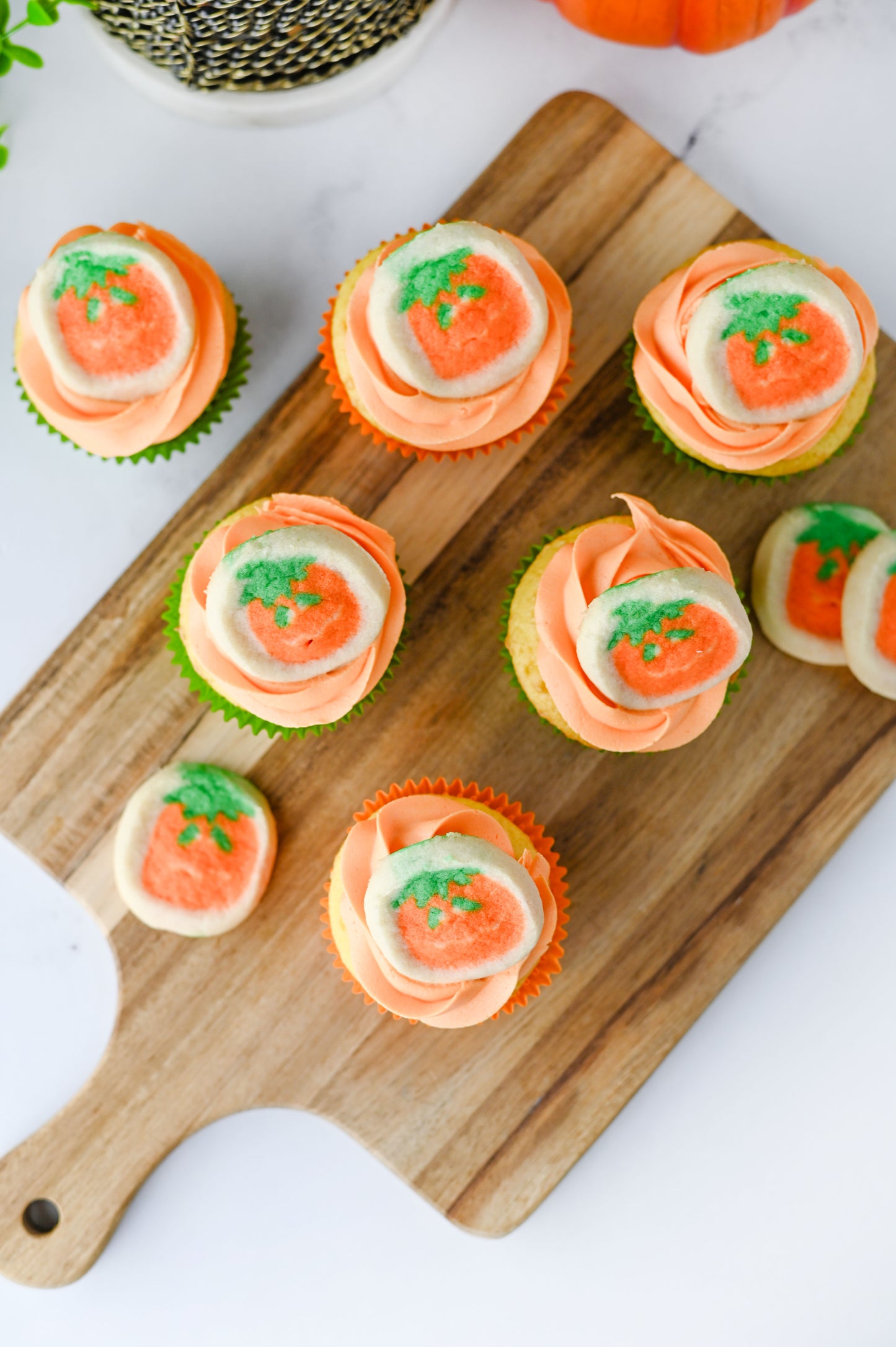 Pillsbury Pumpkin Cookie Cupcakes Set #5