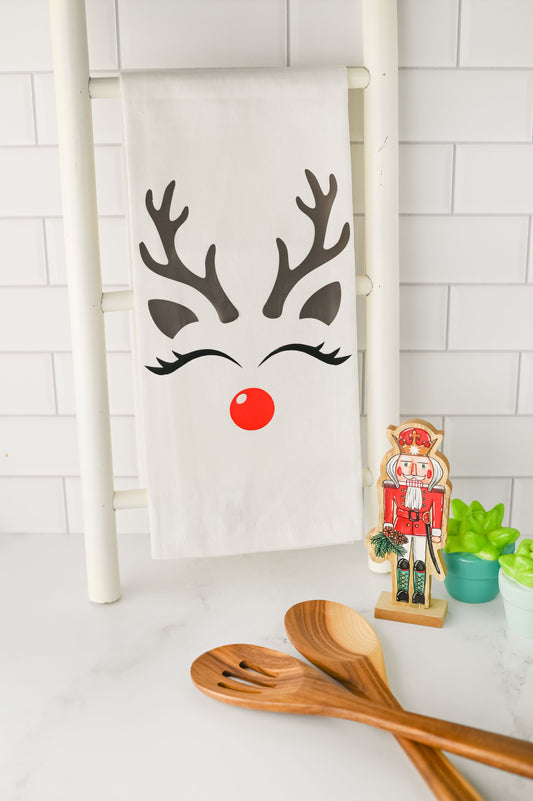 Reindeer Dish Towel SVG/Craft Set #5