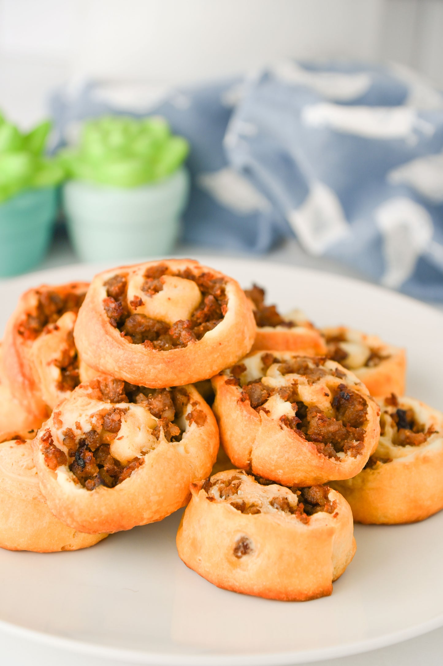 Sausage Cream Cheese Pinwheels Set #5