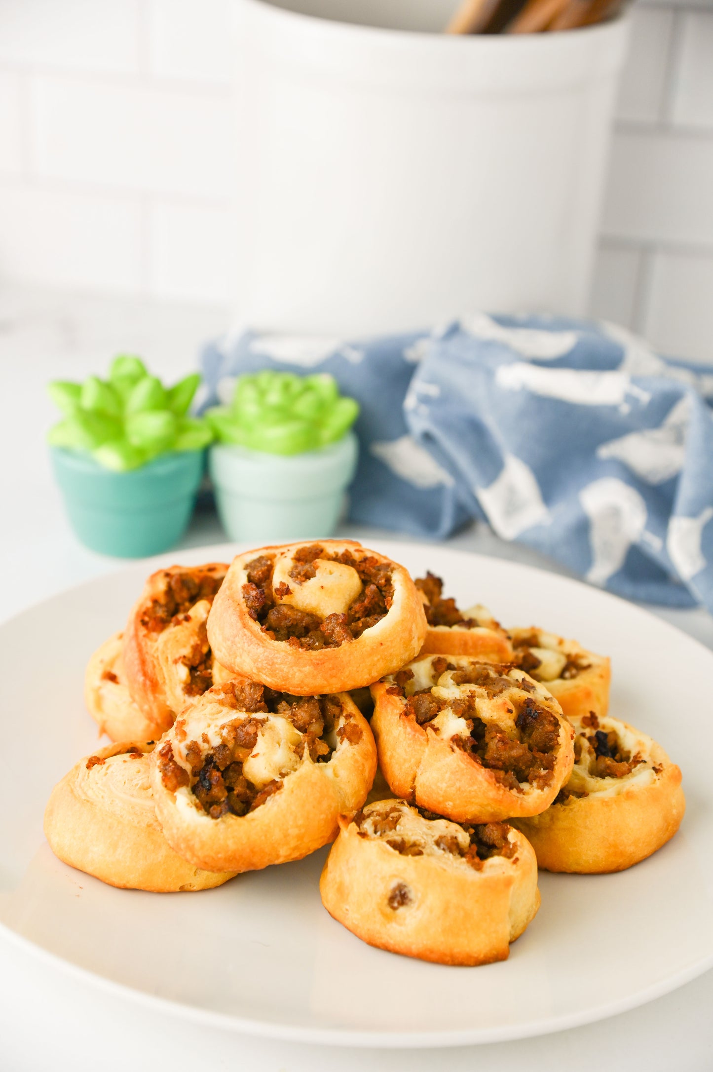 Sausage Cream Cheese Pinwheels Set #5