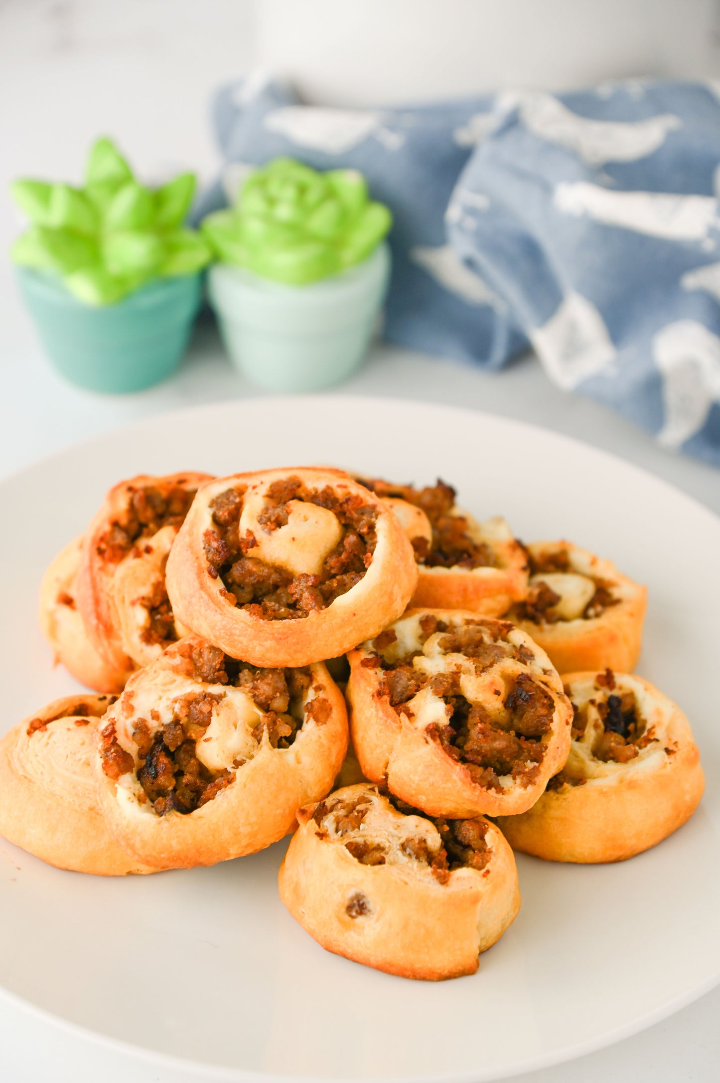 Sausage Cream Cheese Pinwheels Set #5