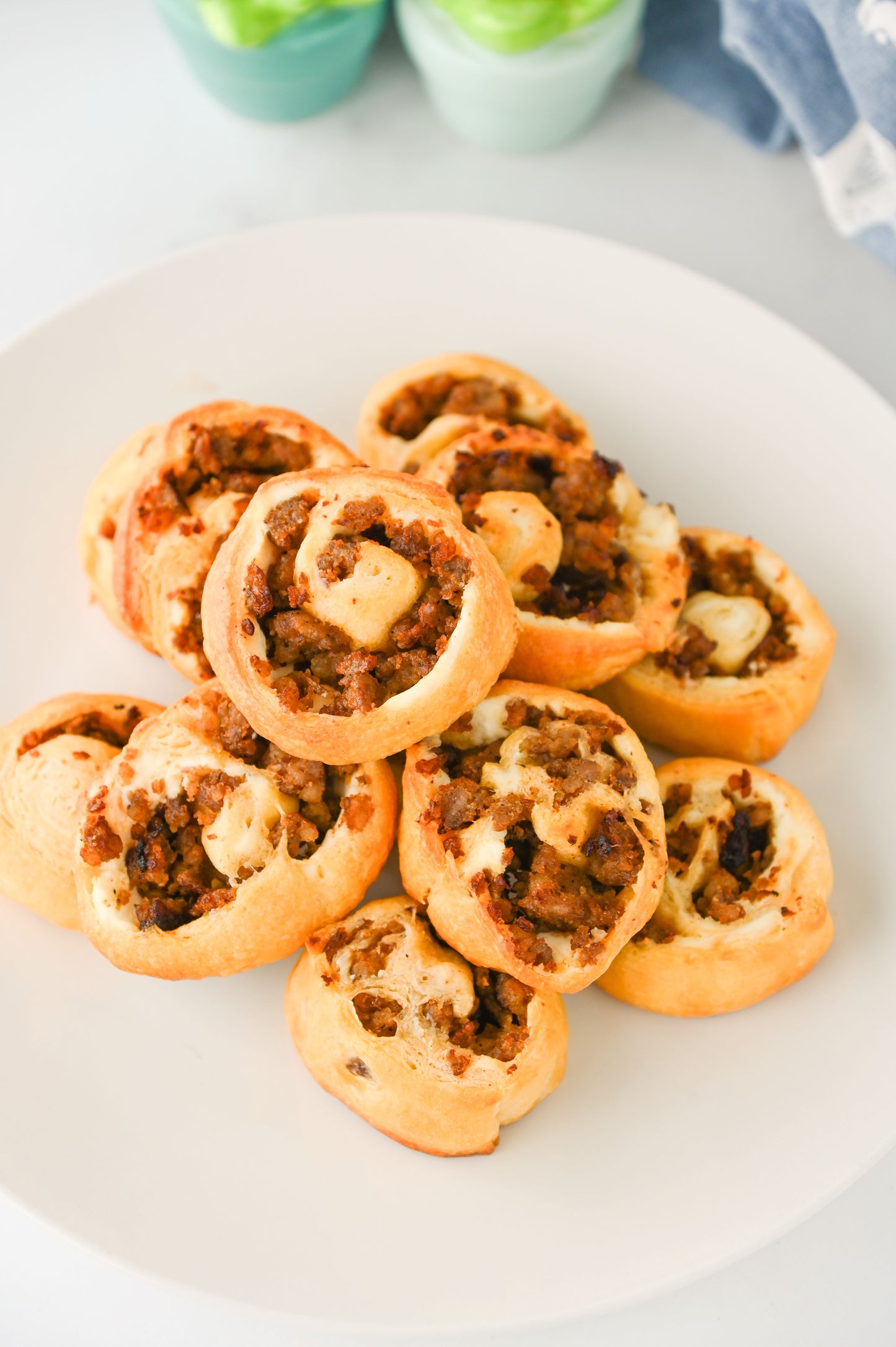 Sausage Cream Cheese Pinwheels Set #5