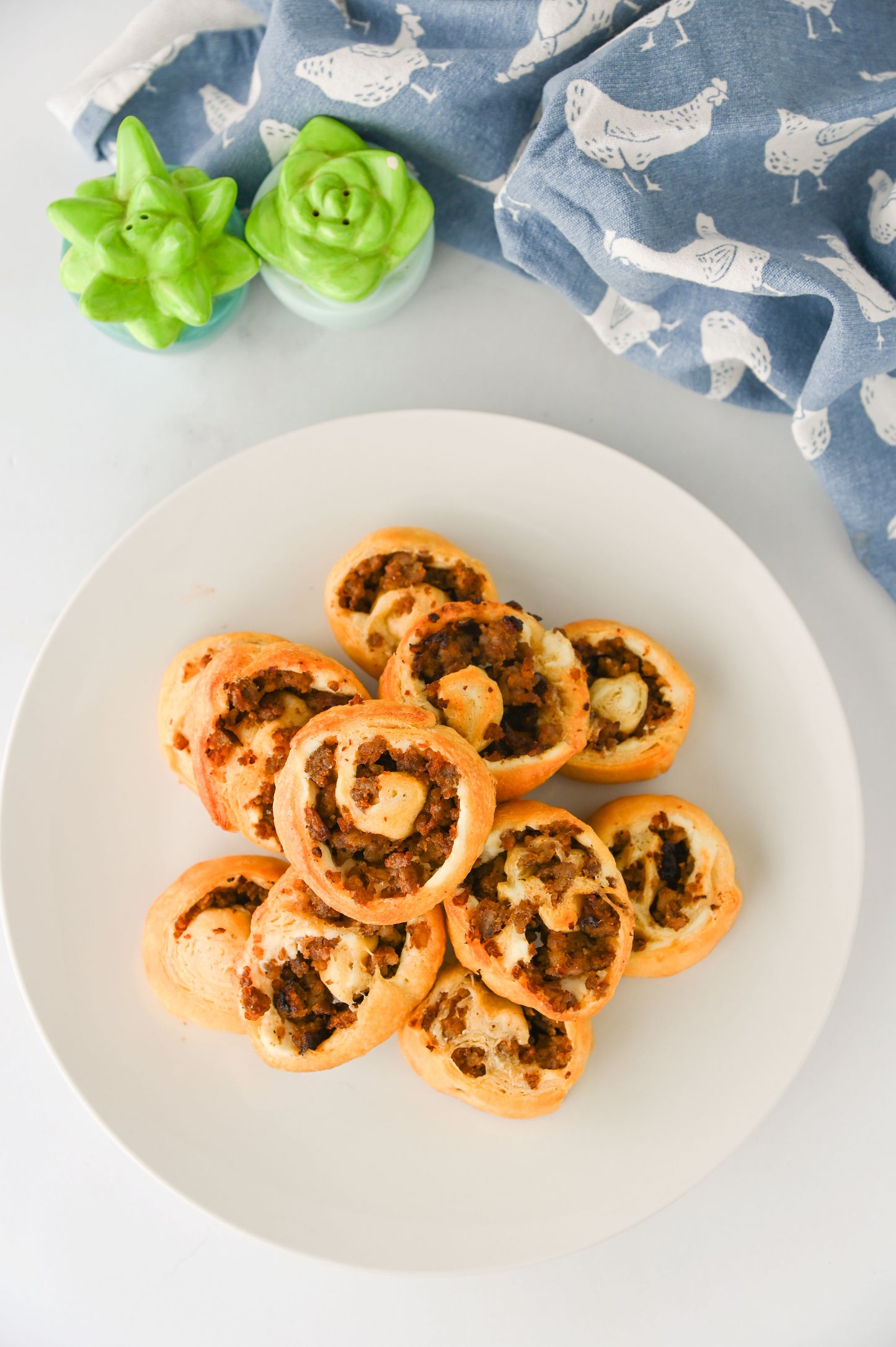 Sausage Cream Cheese Pinwheels Set #5